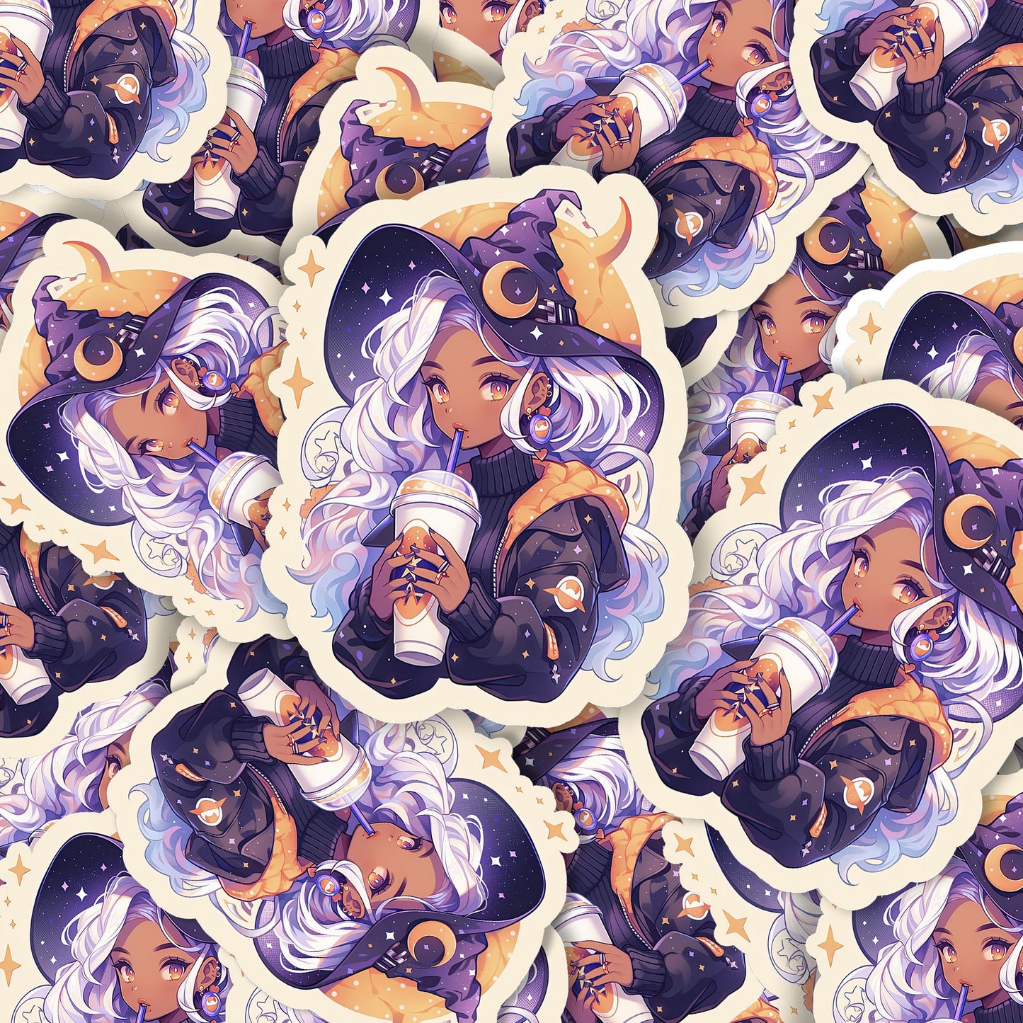 Witch Coffee Sticker