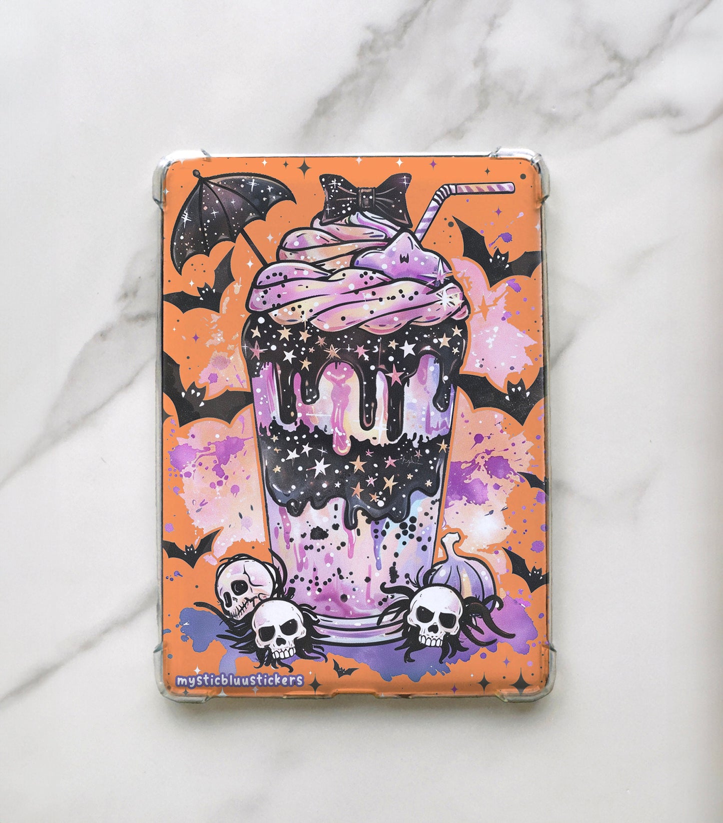 Spooky Coffee Kindle Insert For Clear Case