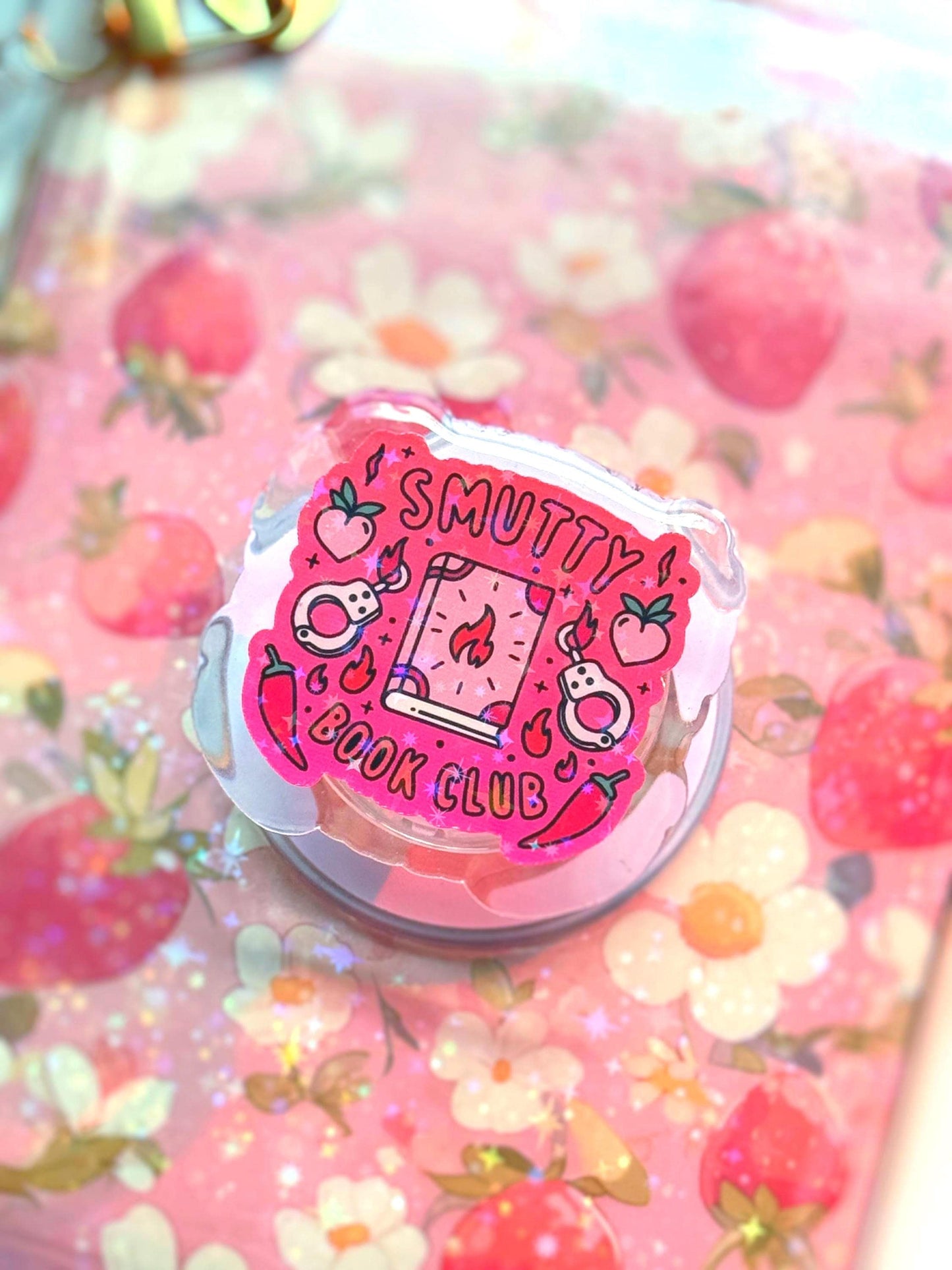 Smutty Book Club Kindle Grip: Spicy Bookish Accessory with MagSafe