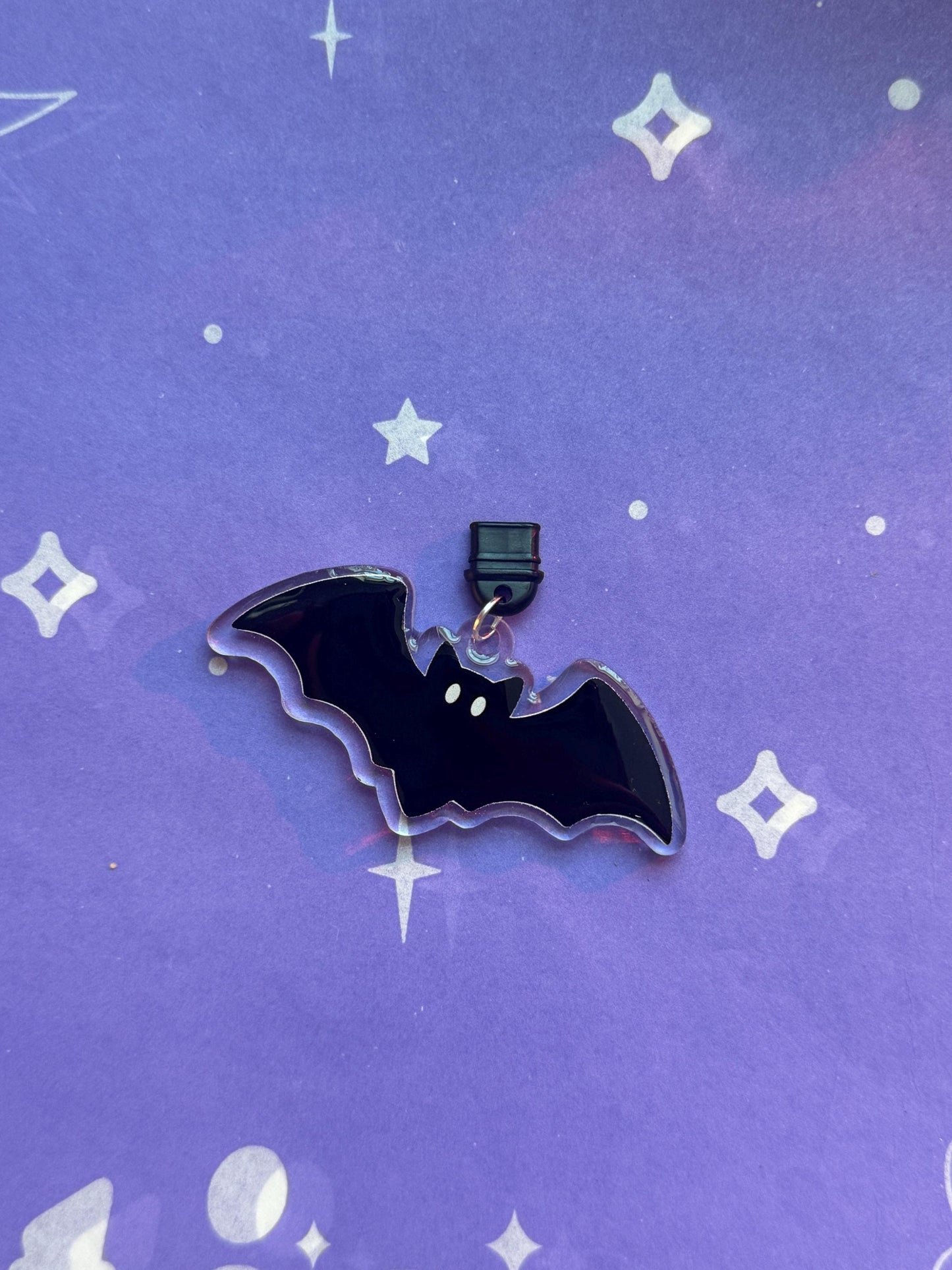 Bat Kindle Dust Plug Charm: Gothic USB-C Accessory