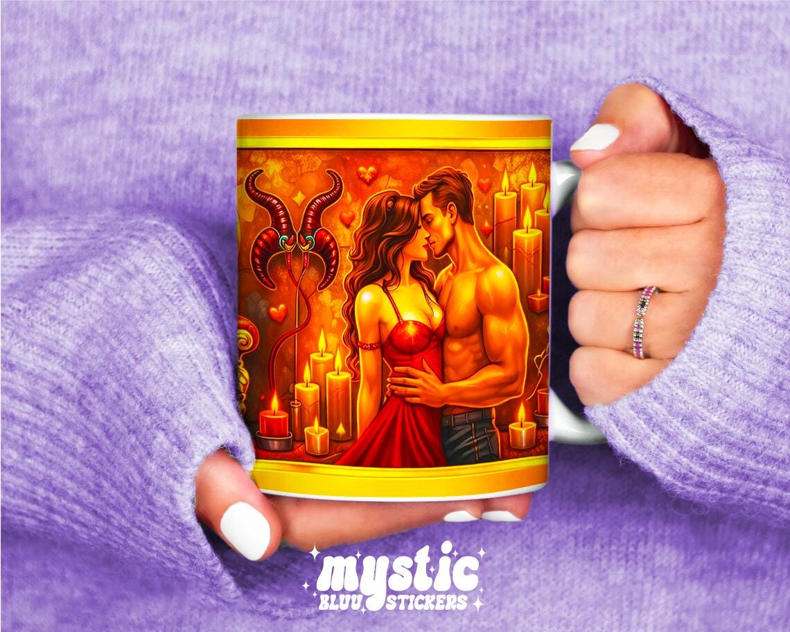 Dark Romance Book Mug – Spicy Reader Coffee Cup, BookTok Gift