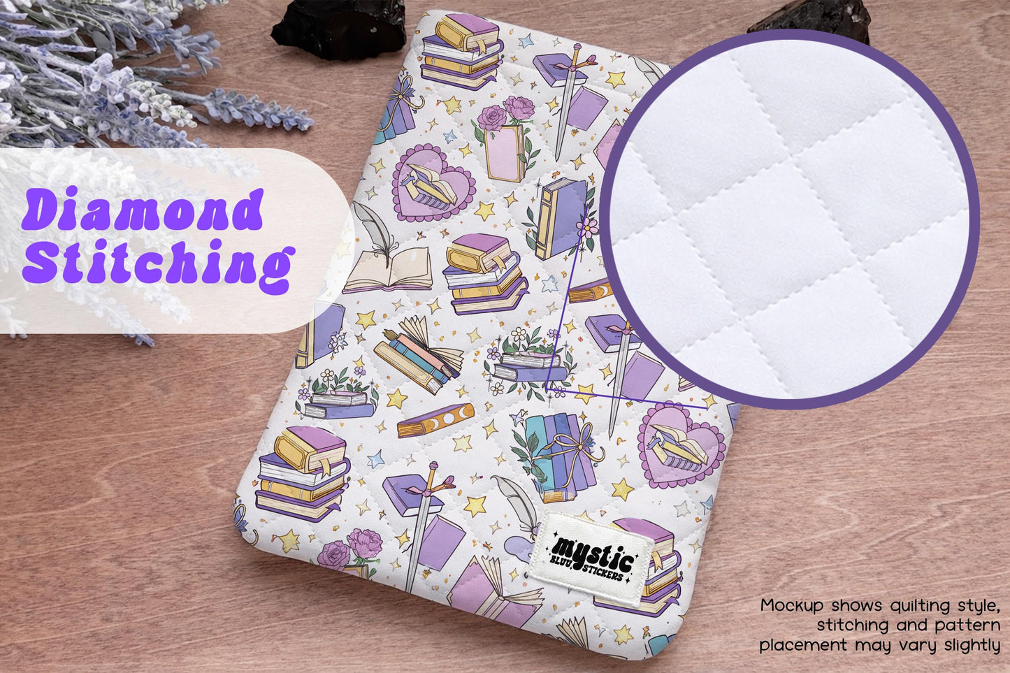 Bookish Kindle Sleeve - Fantasy Padded E-Reader & iPad Mini Case