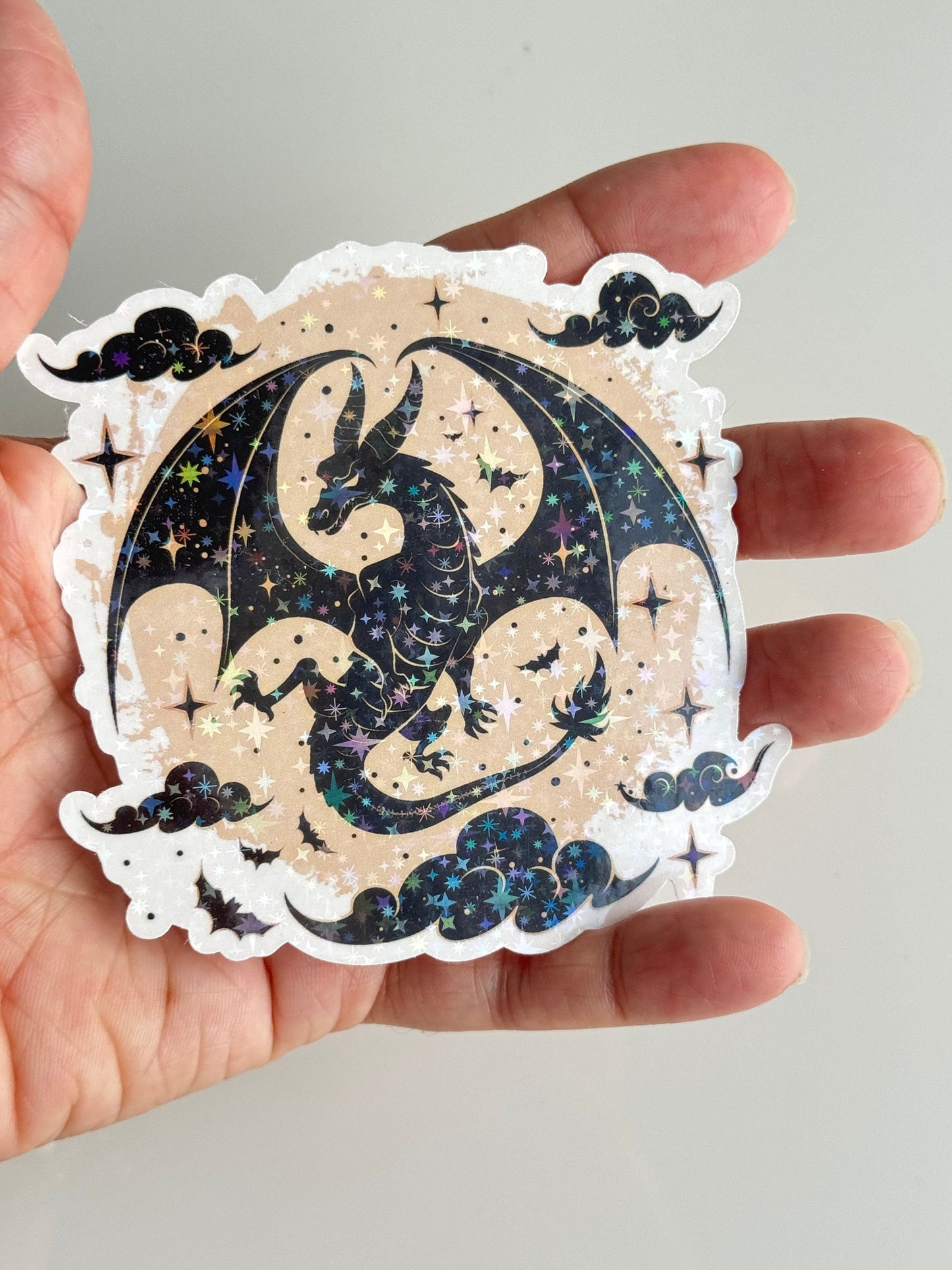 Dragon Holographic Sticker