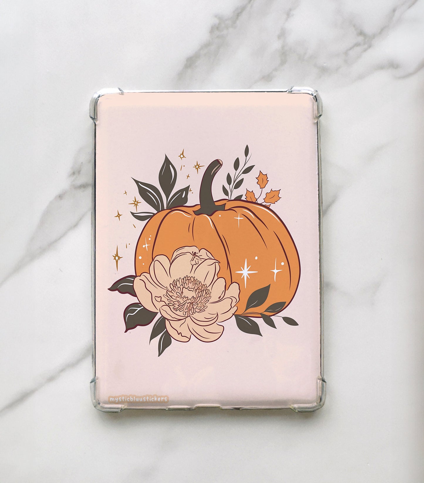 Kawaii Pumpkin Kindle Insert For Clear Case