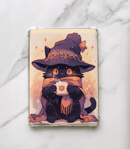Cat Fall Coffee Kindle Insert For Clear Case