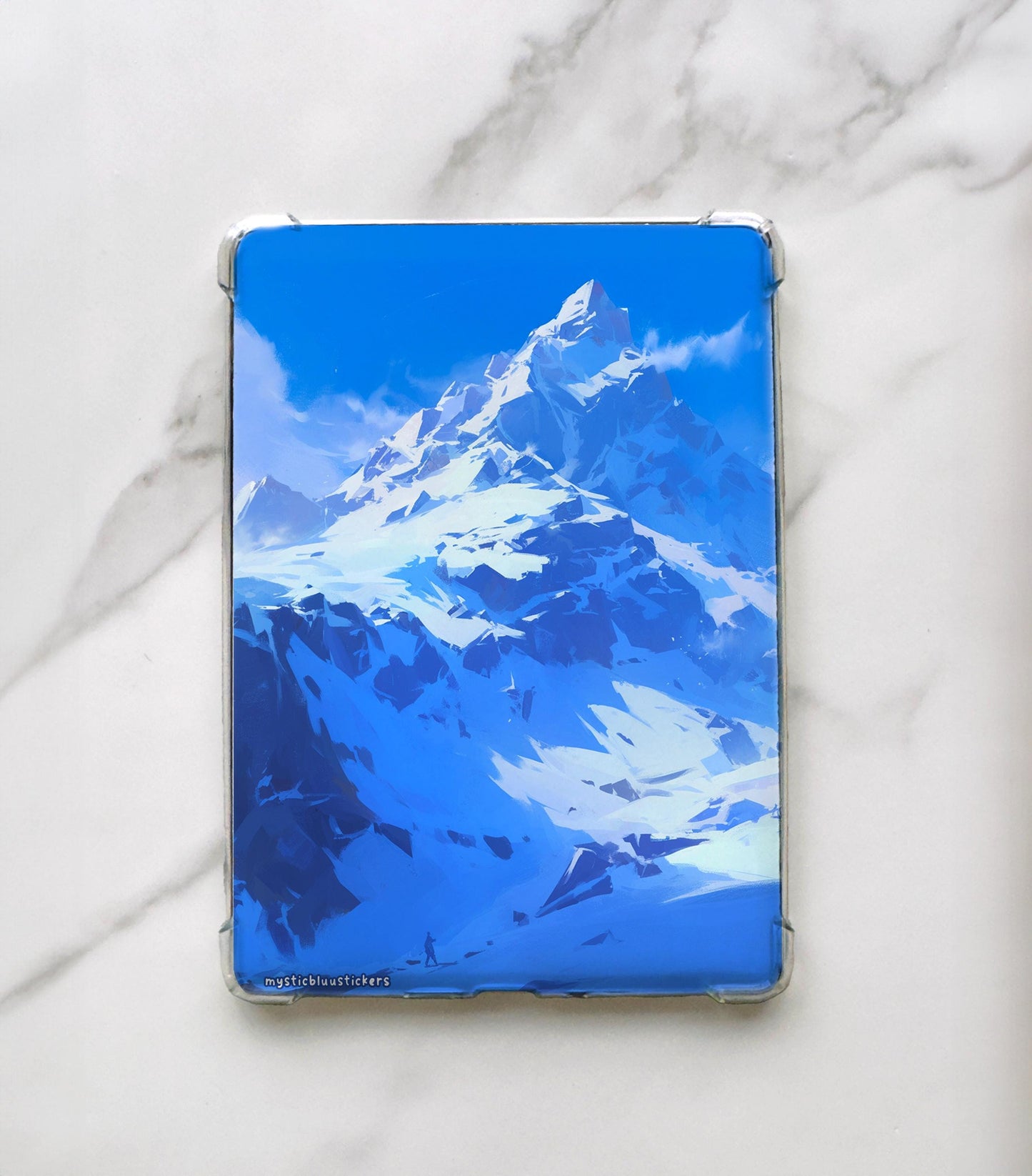 Snow Mountain Kindle Insert For Clear Case
