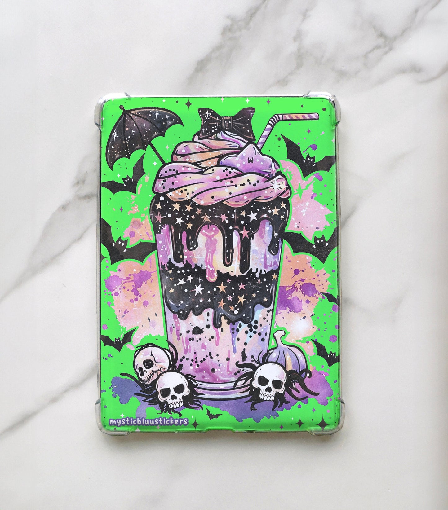 Spooky Coffee Kindle Insert For Clear Case