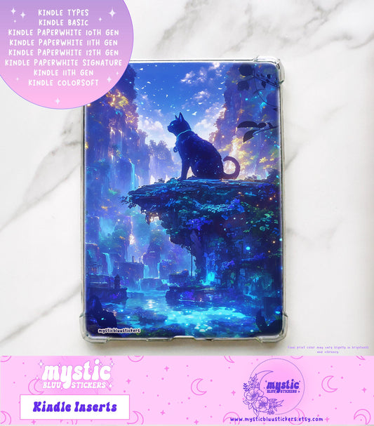 Mystic Cat Kindle Insert For Clear Case