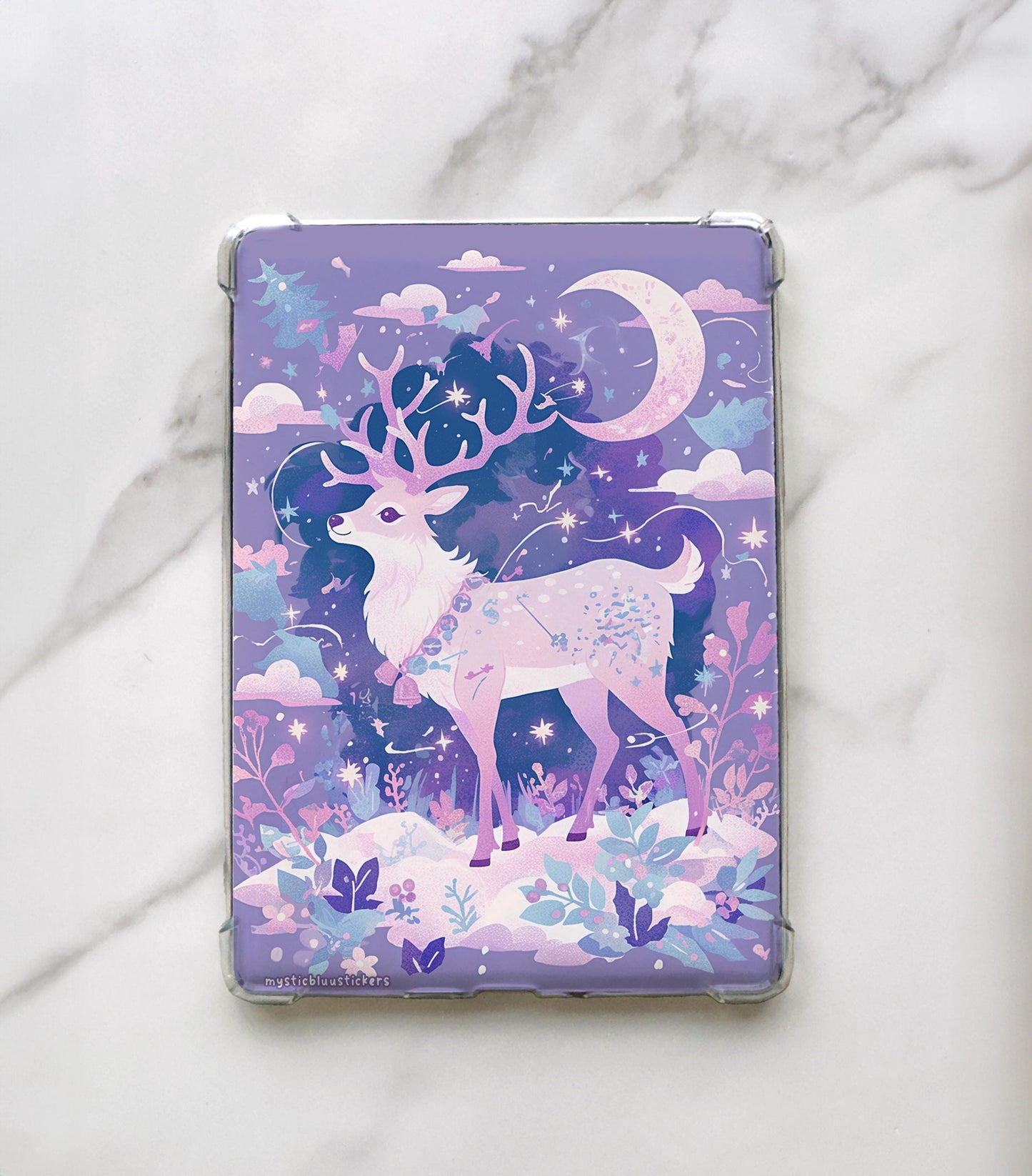 Mystic Raindeer Kindle Insert For Clear Case