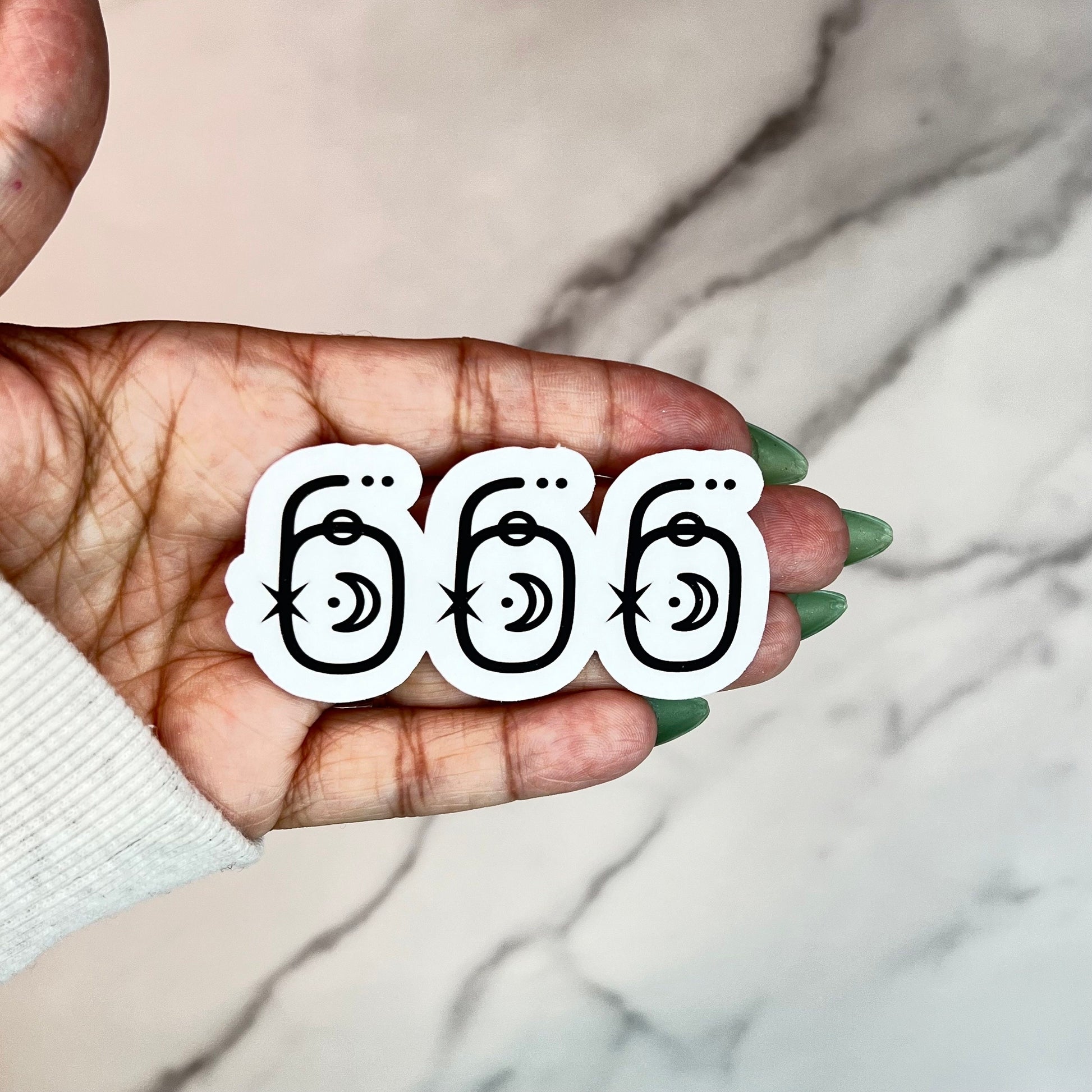 Angel Numbers Vinyl Sticker: Witchy Tarot Sign Meaning (3in x 1.9in)
