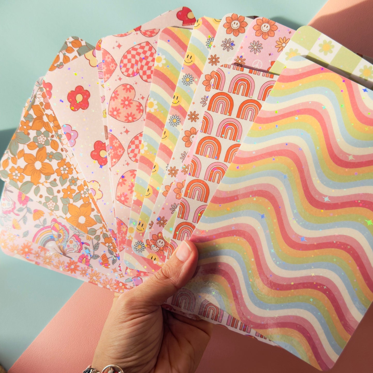 Pink Floral Kindle Paperwhite Insert: Laminated Cardstock (11th Gen)