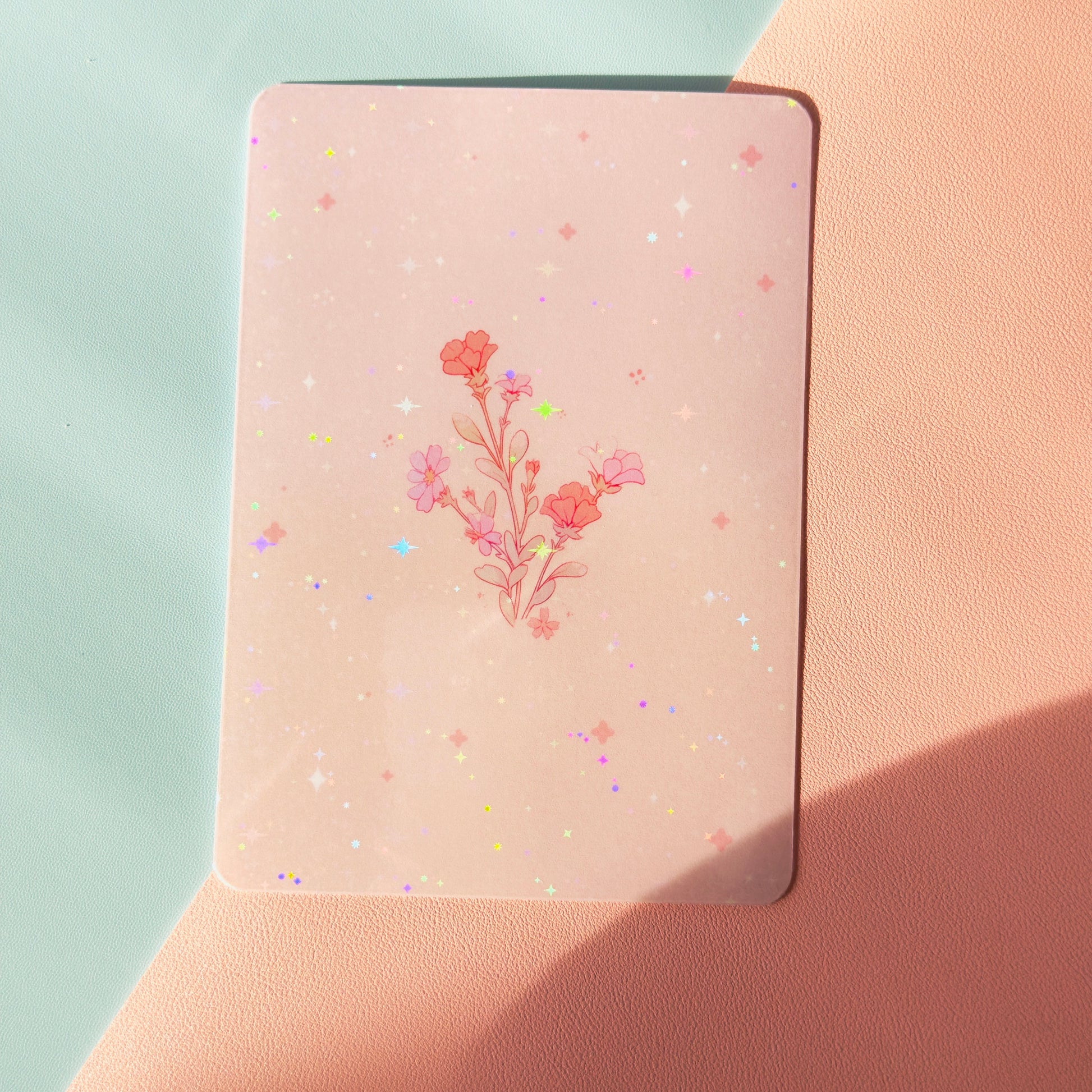 Pink Floral Kindle Paperwhite Insert: Laminated Cardstock (11th Gen)