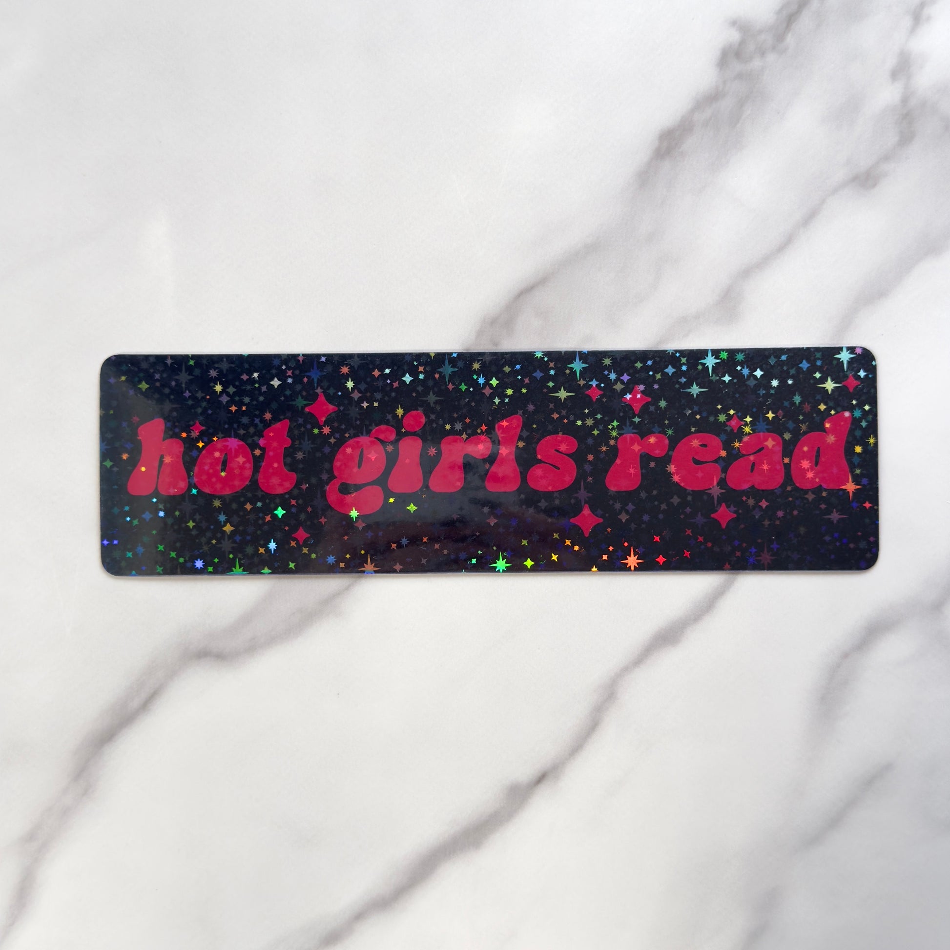 Hot Girls Read Bookmark, Holographic, Smut Bookmark, Bestfriend Gift, Cute Reading Accessories, Page Saver For Women, Bookish Gift