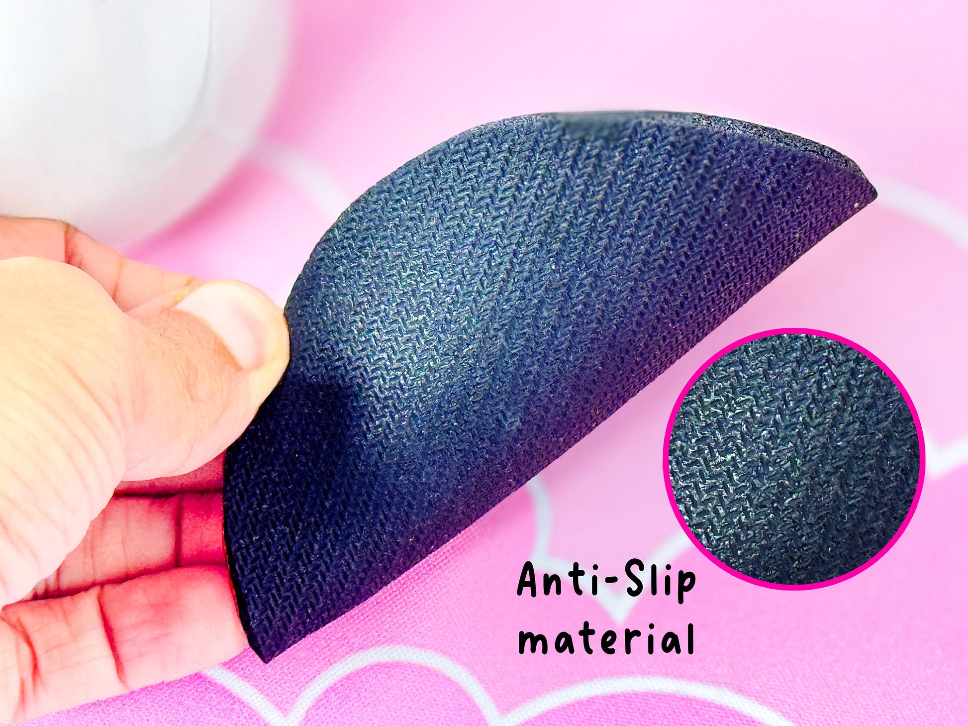 Kawaii Rain Drops Coasters: Absorbent Neoprene Drink Coasters, Set of 4