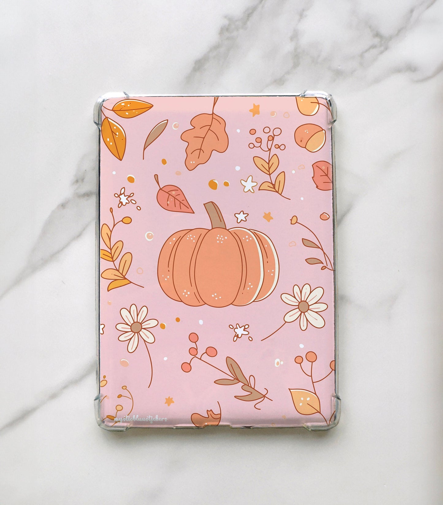 Fall Pumpkin Kindle Insert: Autumn Paperwhite Sleeve (Physical Print)