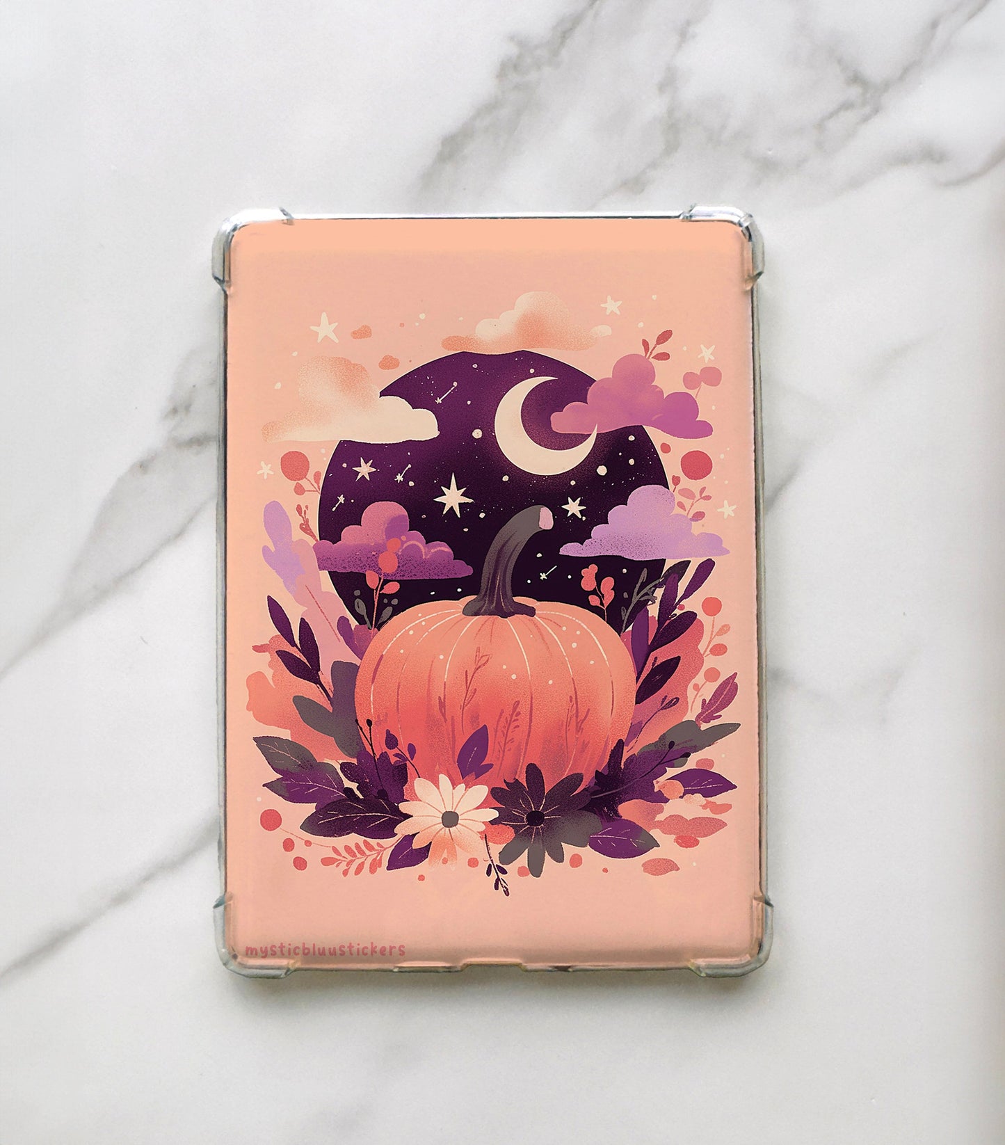 Kindle Insert For Clear Case, Mystic Fall Aesthetic, Halloween Sleeve, Paperwhite Cardstock Insert, Reading Accessories, bestfriend gifts