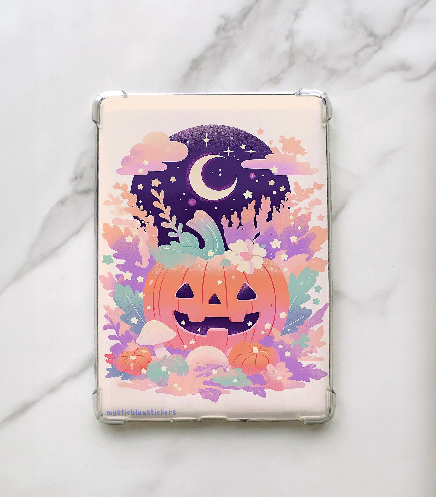 Kindle Insert For Clear Case, Mystic Fall Aesthetic, Halloween Sleeve, Paperwhite Cardstock Insert, Reading Accessories, bestfriend gifts