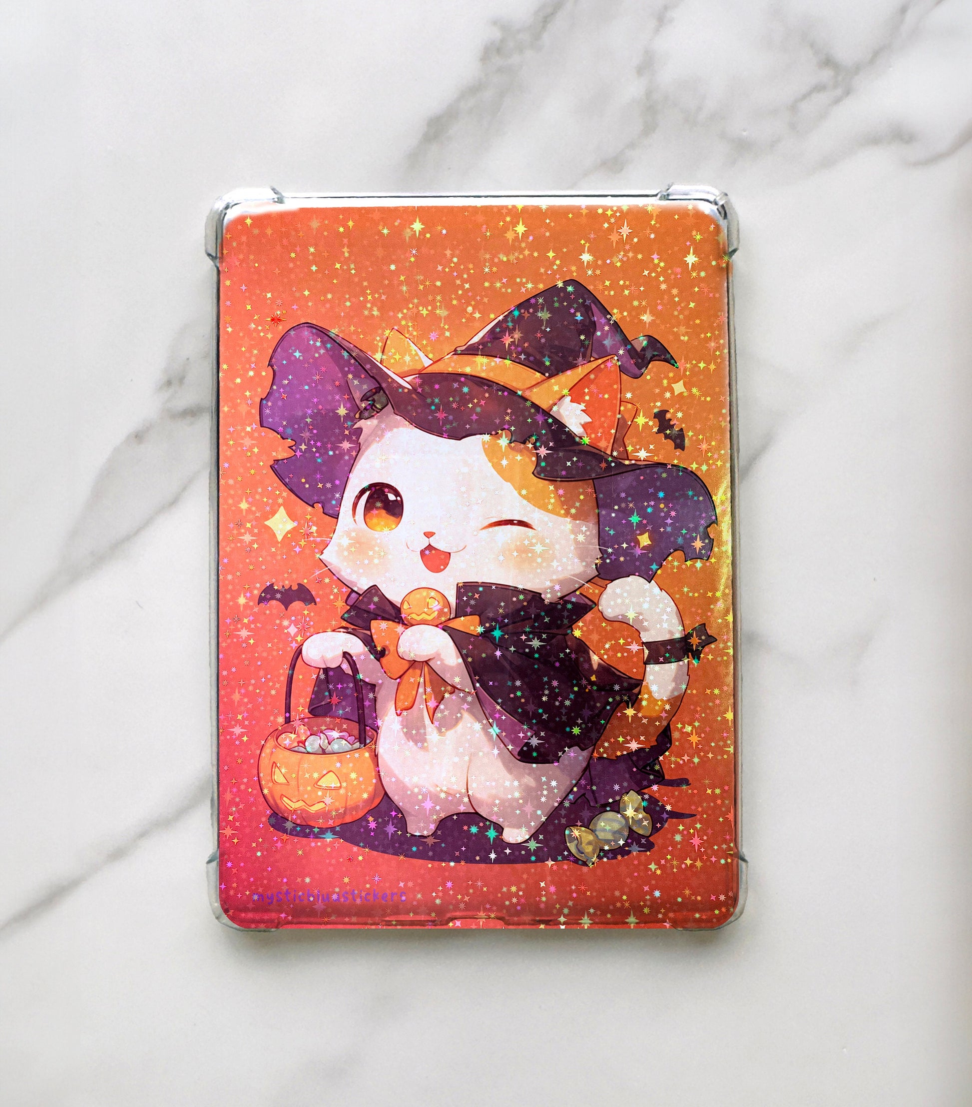 Halloween Cat Kindle Insert: Trick or Treat Paperwhite Sleeve