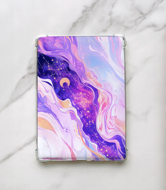 Mystic Galaxy Kindle Insert: Holographic Cardstock Sleeve