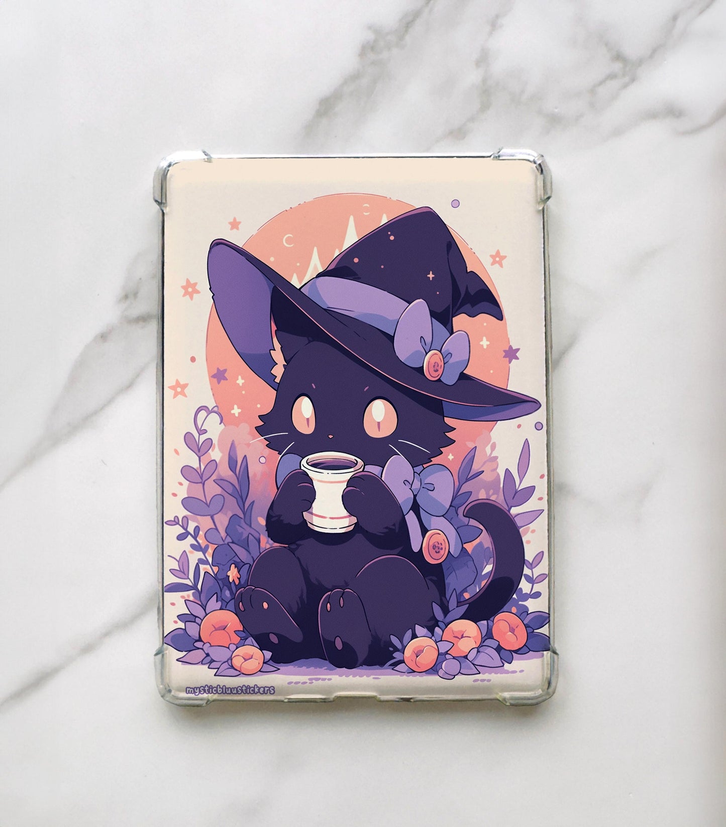 Cat Fall Coffee Kindle Insert: Paperwhite Cardstock Sleeve