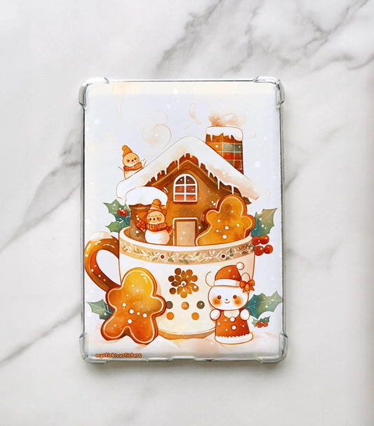Gingerbread Christmas Kindle Insert: Cozy Paperwhite Sleeve