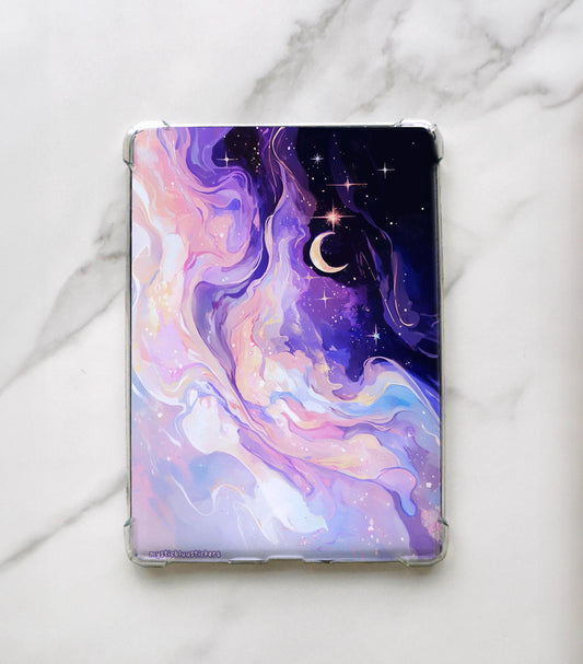 Mystic Clouds Kindle Insert: Holographic E-reader Art