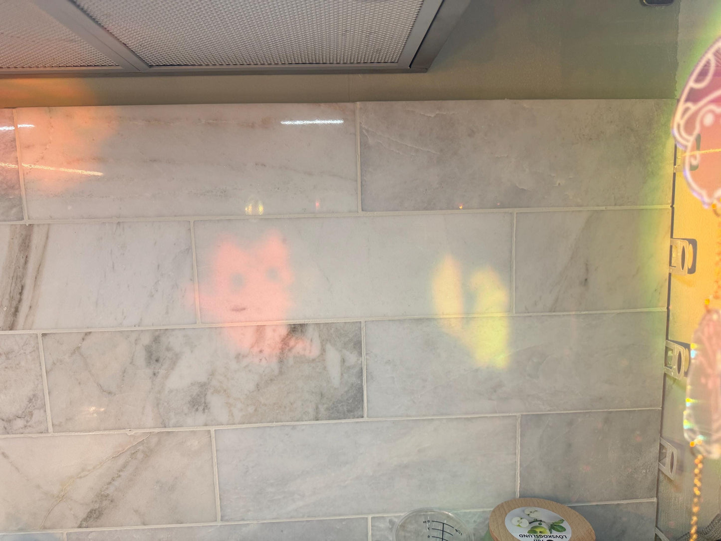 Iridescent Acrylic Halloween Sun Catcher: Bookish Decor, Crystal Prism Rainbow Maker