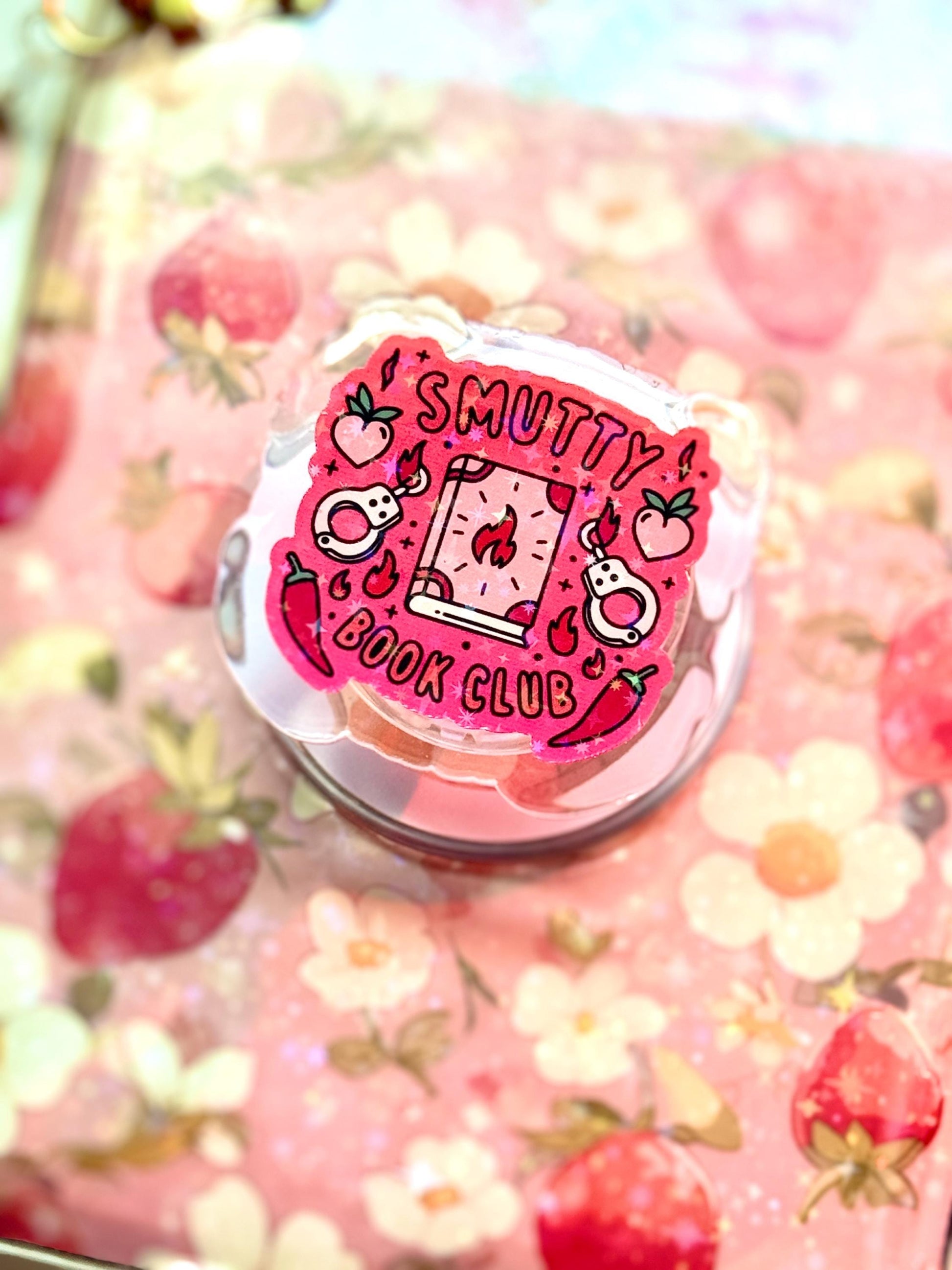 Smutty Book Club Kindle Grip: Spicy Bookish Accessory with MagSafe