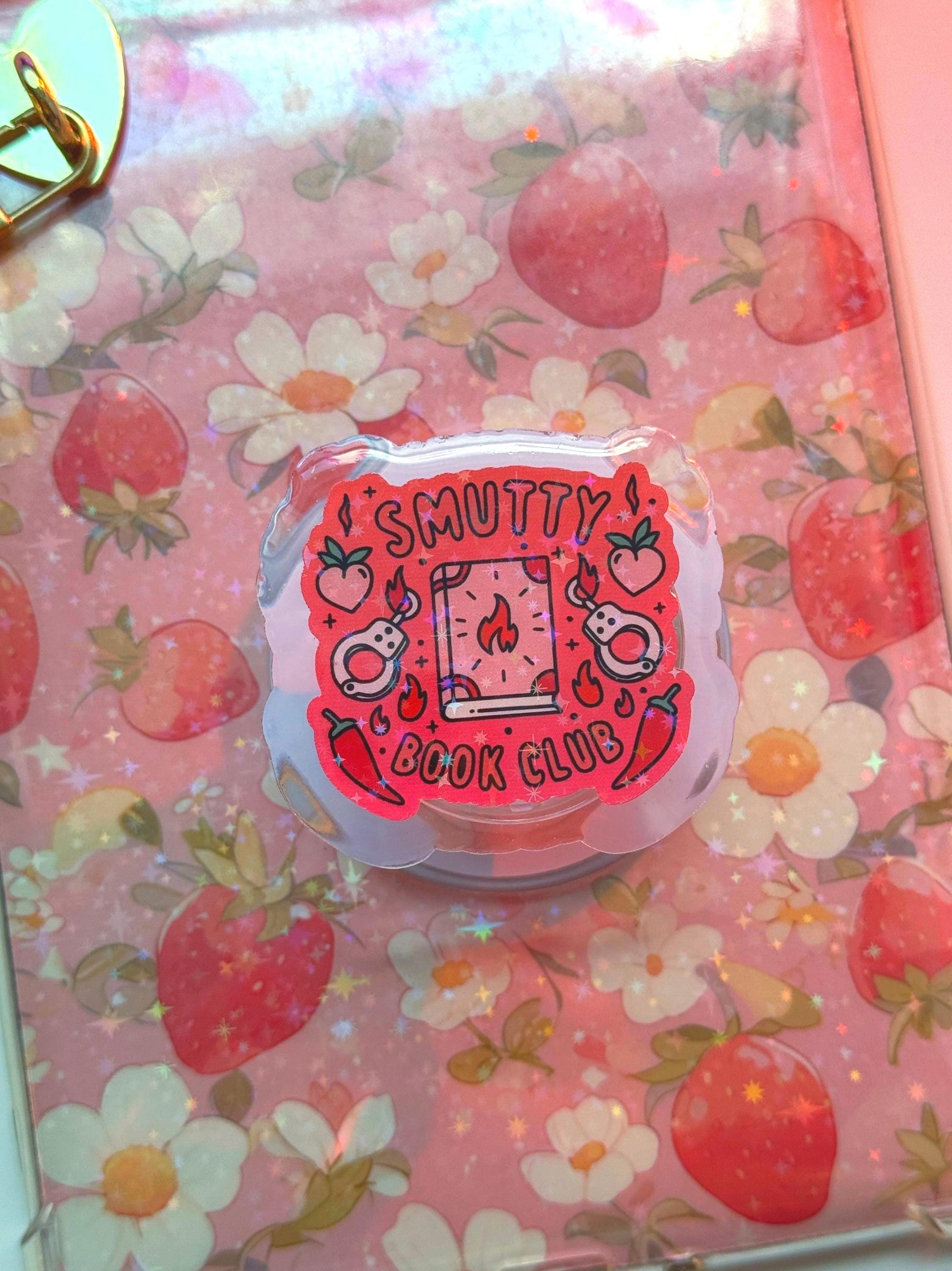 Smutty Book Club Kindle Grip: Spicy Bookish Accessory with MagSafe