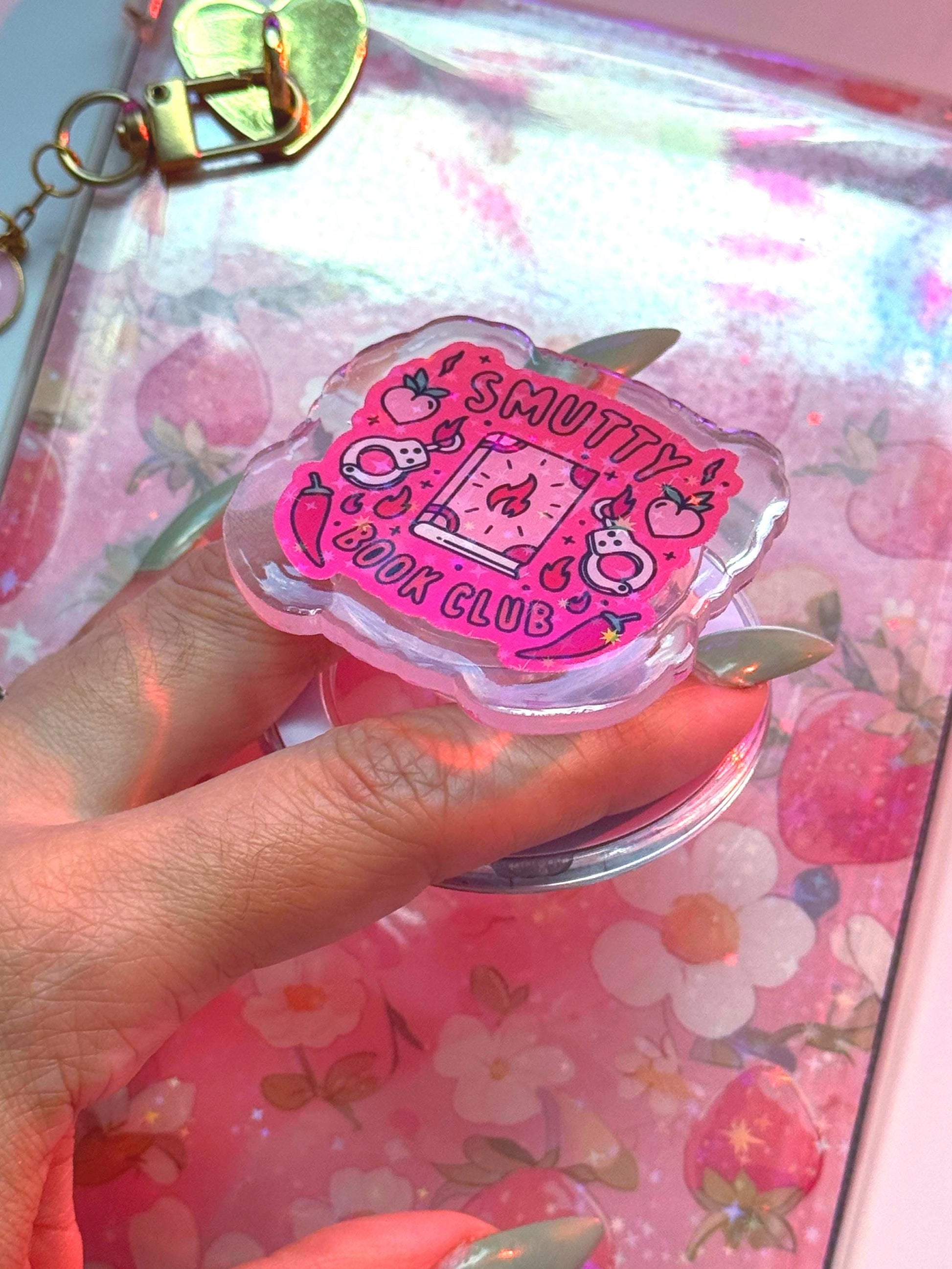 Smutty Book Club Kindle Grip: Spicy Bookish Accessory with MagSafe