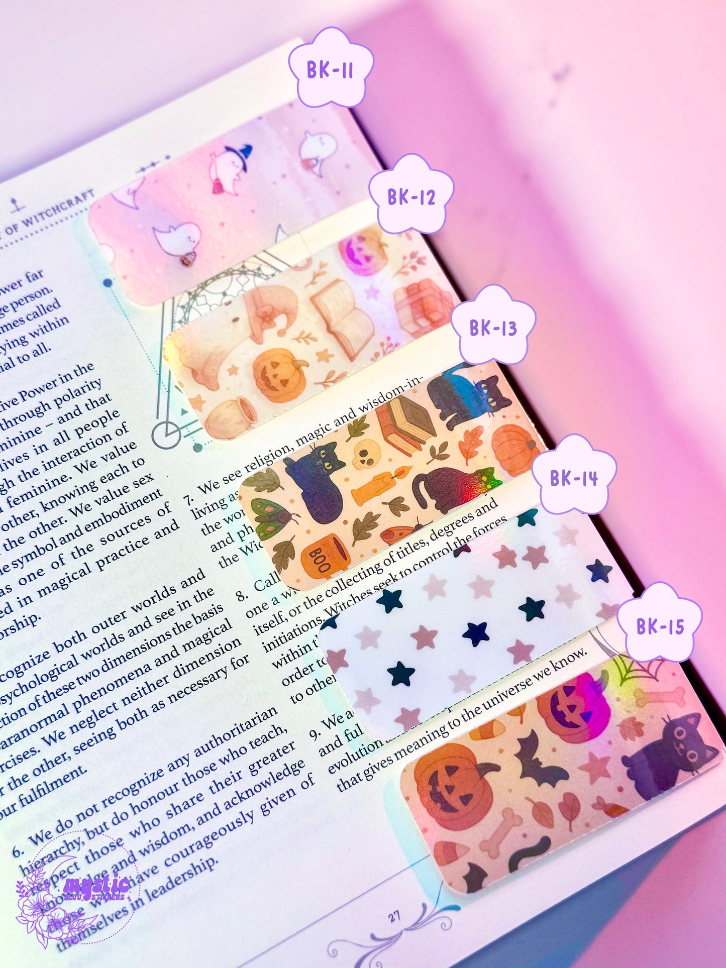 Holographic Magnetic Bookmark: Booktok Reader Gift