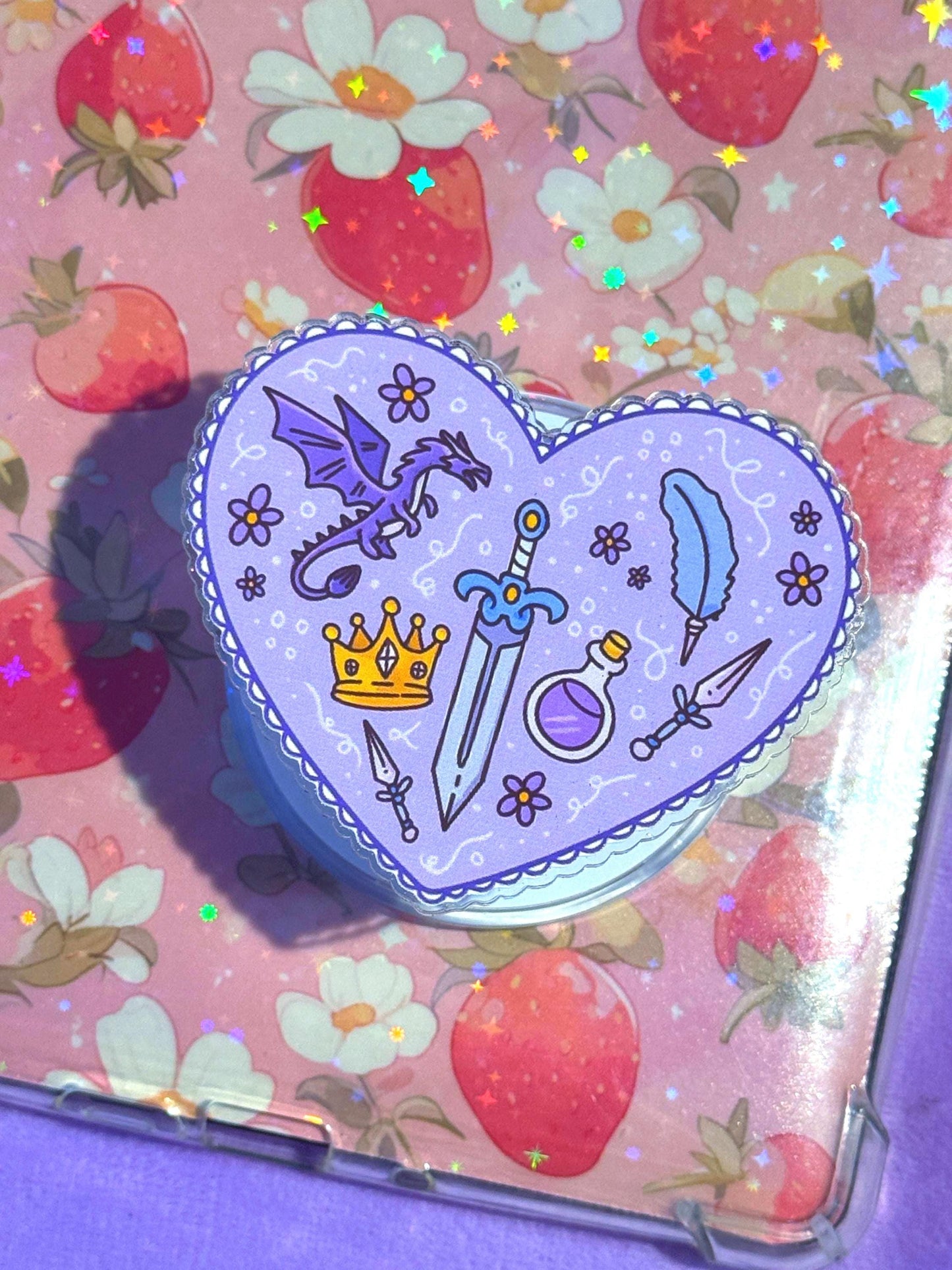 Fantasy Dragon Kindle Grip: Magsafe Phone, Tablet & iPad Holder