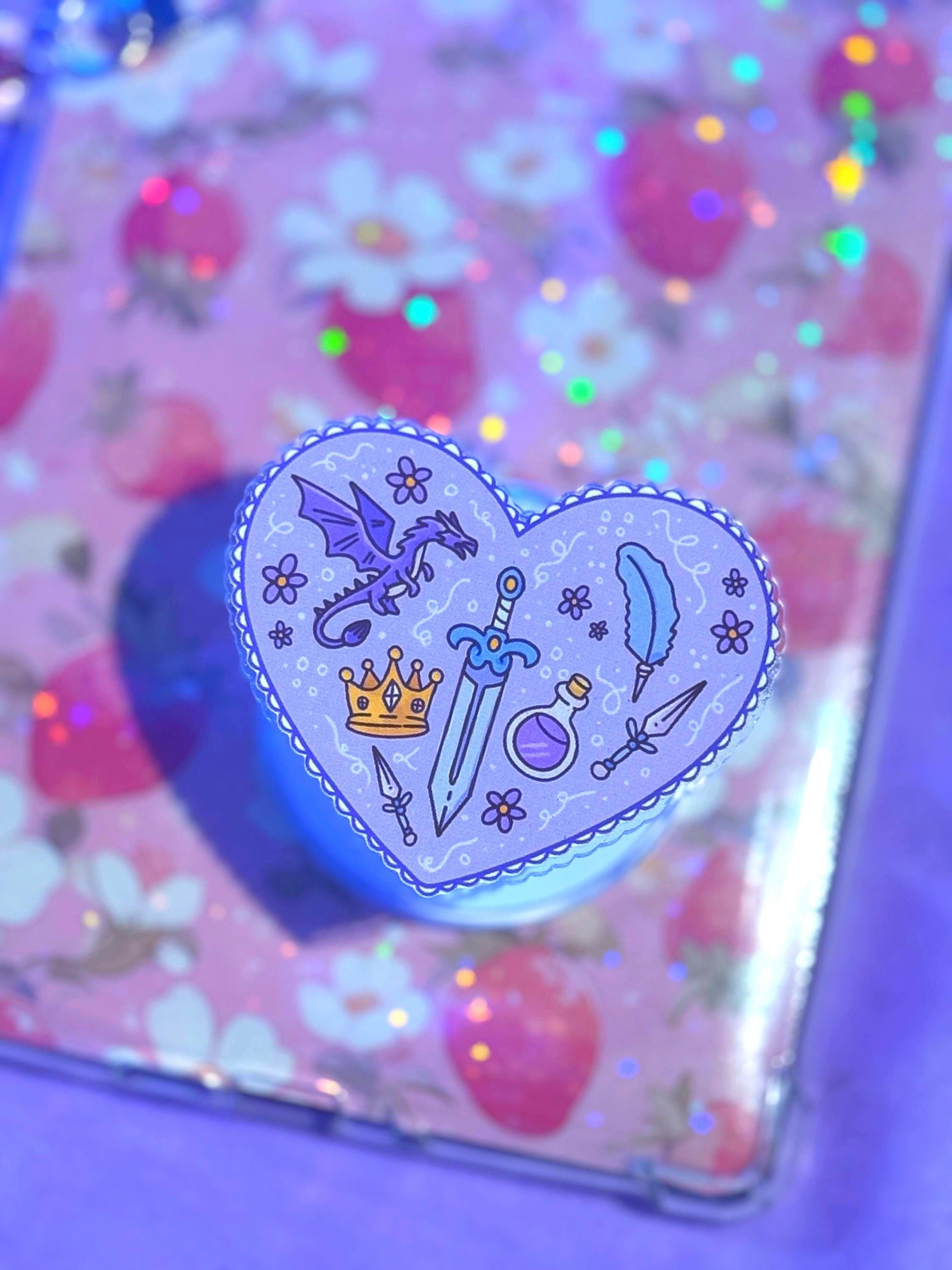 Fantasy Dragon Kindle Grip: Magsafe Phone, Tablet & iPad Holder