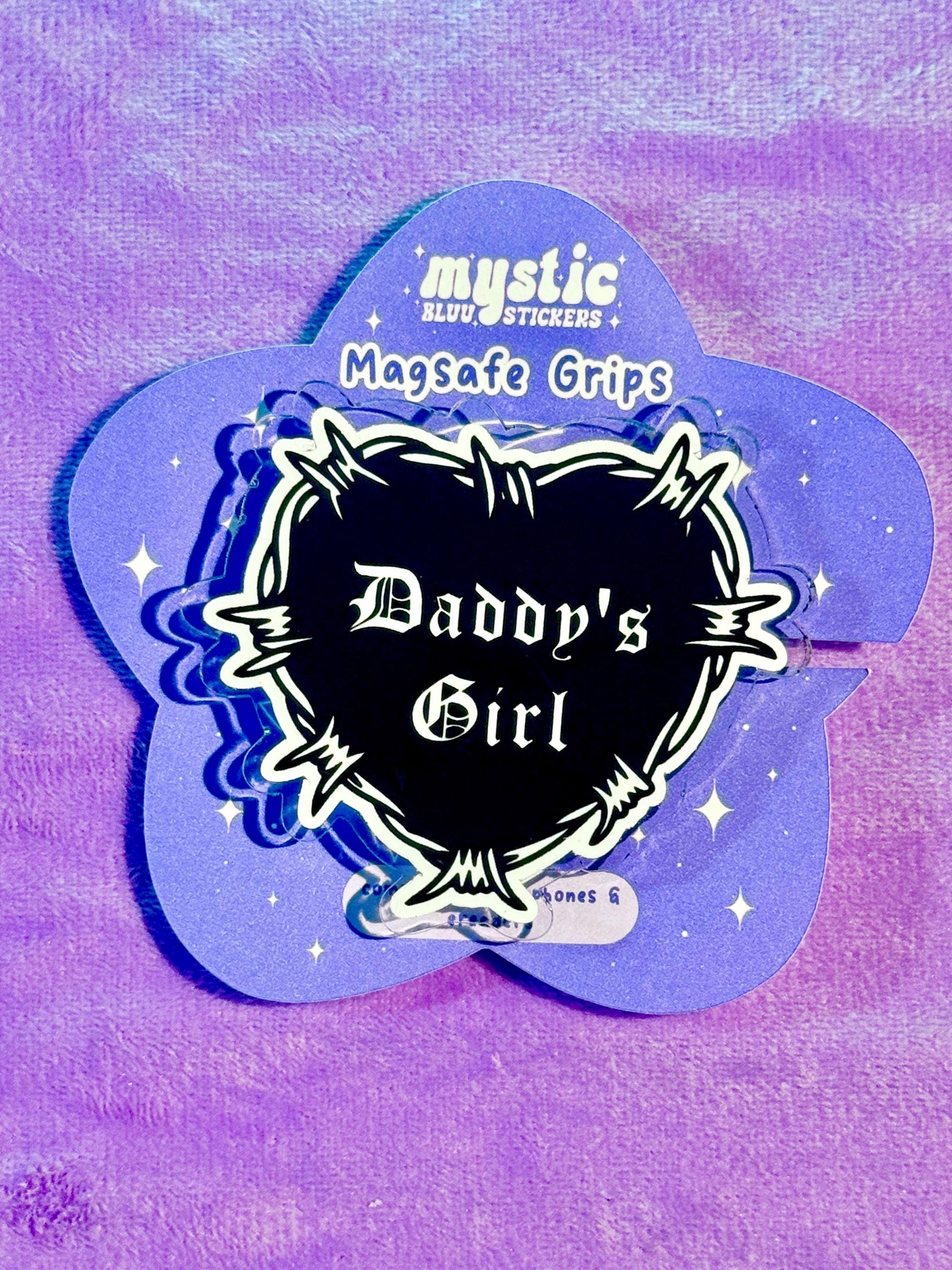 Smut Phrases MagSafe Kindle Grip: Holographic Bookish Accessory