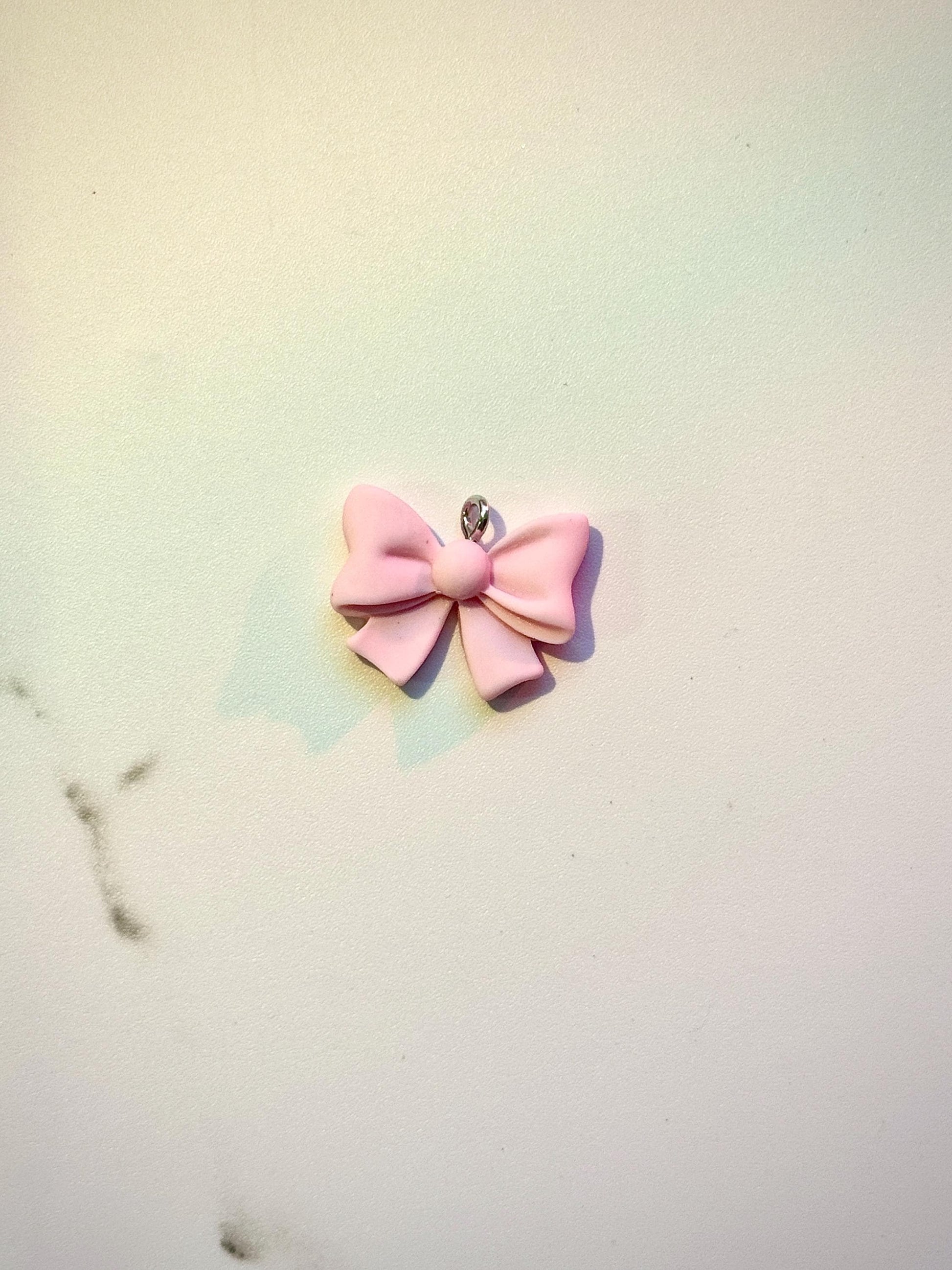 Pastel Bow Dust Plug Charm: Kawaii USB-C Phone, Tablet, Kindle Cover