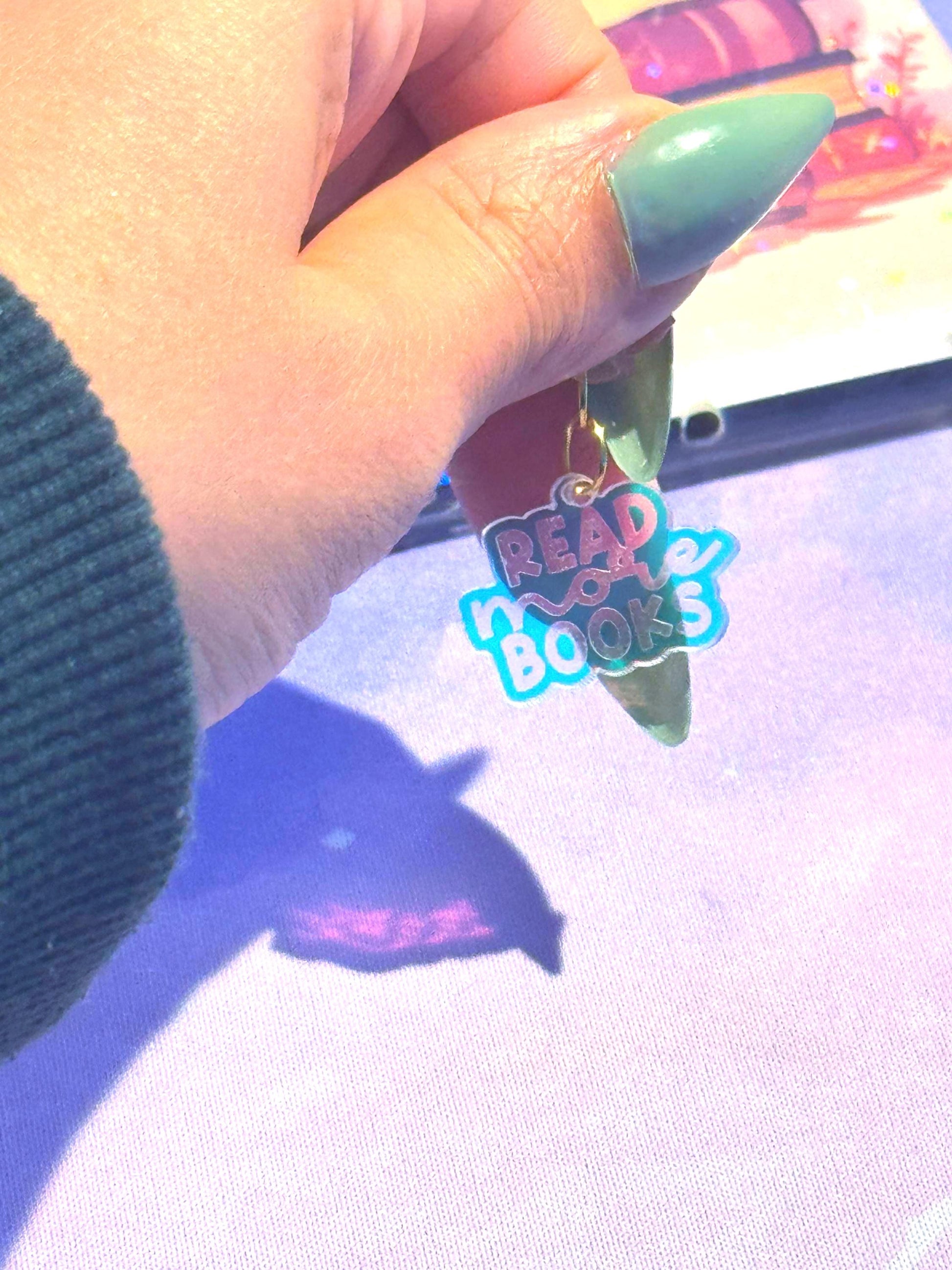 Personalized Initial Kindle Charm: Book Lover Gift, USB-C Dust Plug