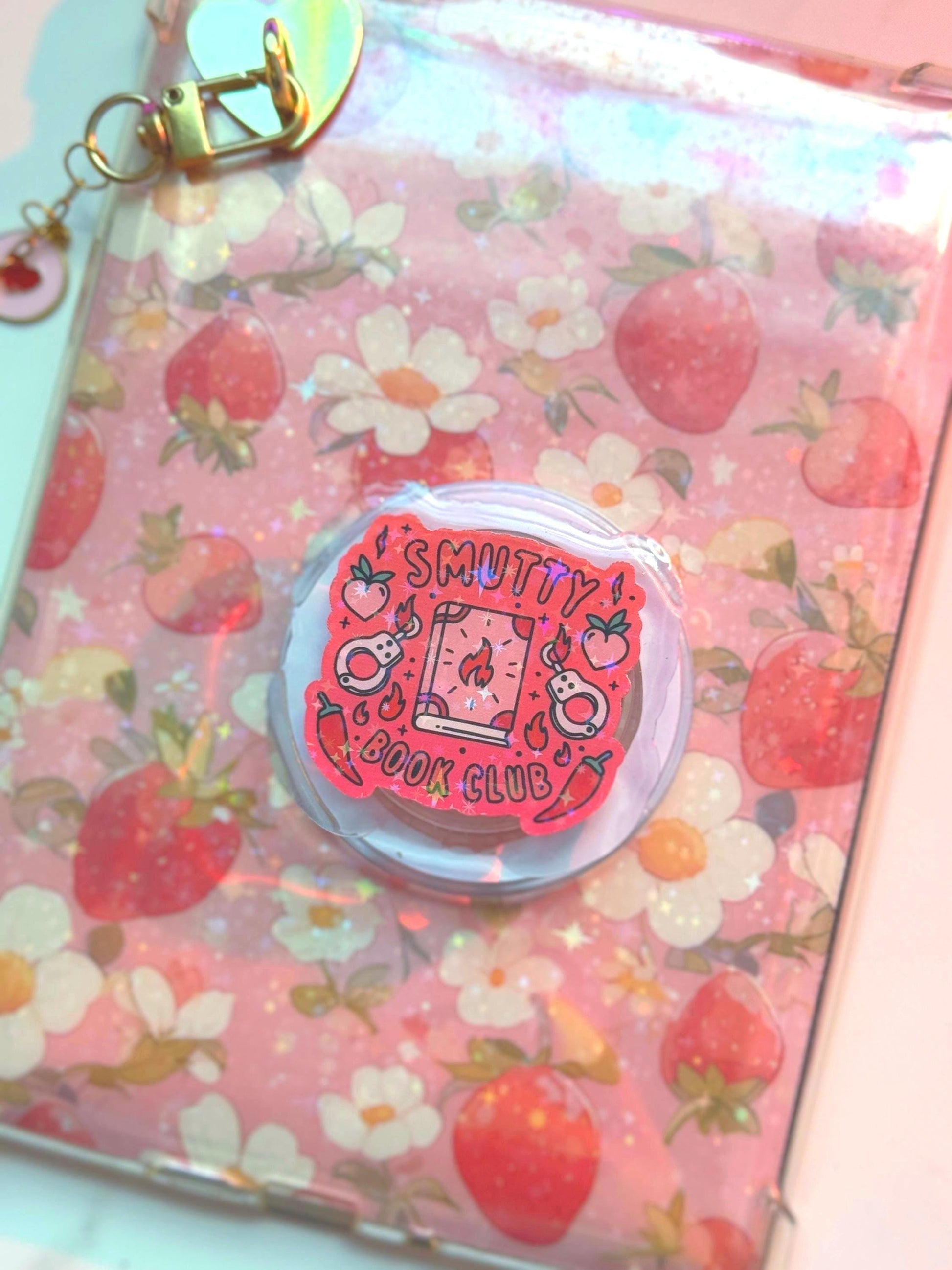 Smutty Book Club Kindle Grip: Spicy Bookish Accessory with MagSafe