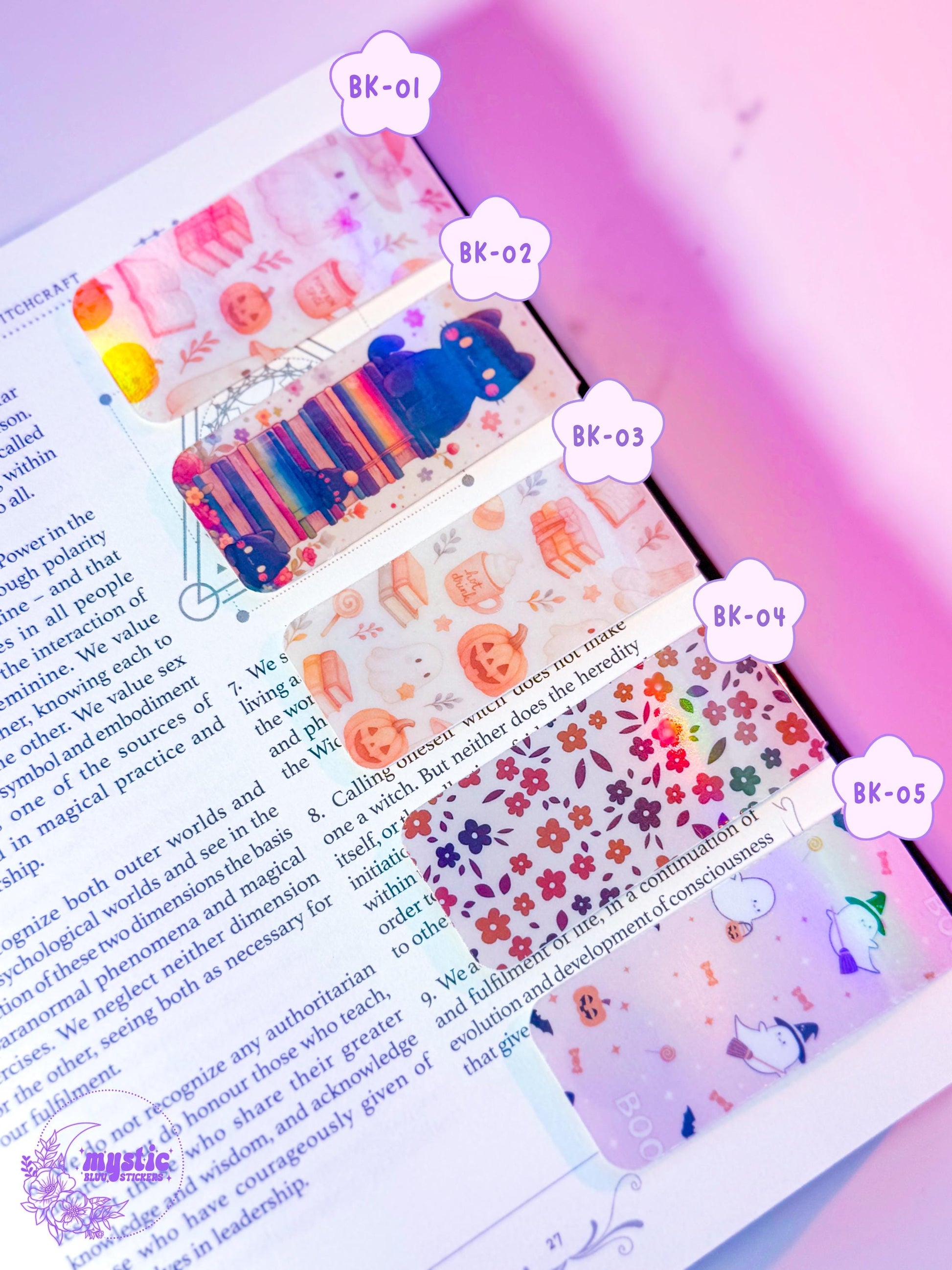 Holographic Magnetic Bookmark: Booktok Reader Gift