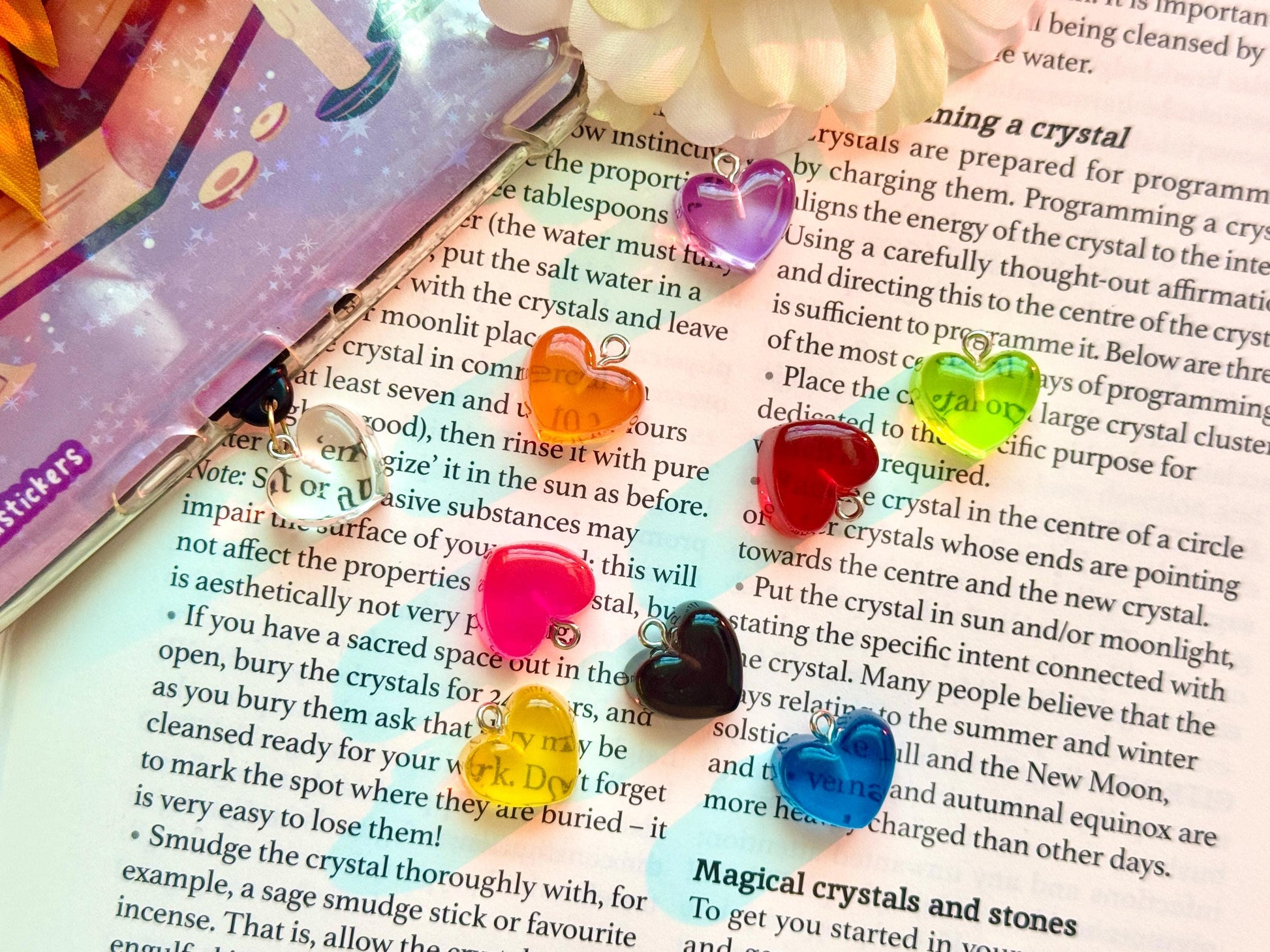 Resin Heart Dust Plug Charm: USB-C Kindle, Tablet, Phone Accessory
