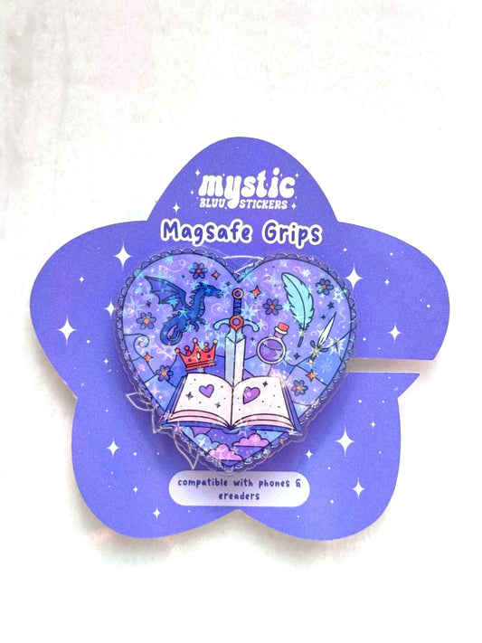 Fantasy Dragon Kindle Grip: Magsafe Phone, Tablet iPad Holder