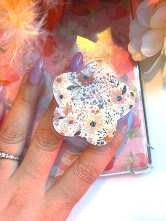 Floral Fall Magsafe Kindle Grip, Phone Grips, Cozy Bookish Accessory, Bookworm Gift, Vintage Aesthetic Ereader Accessories