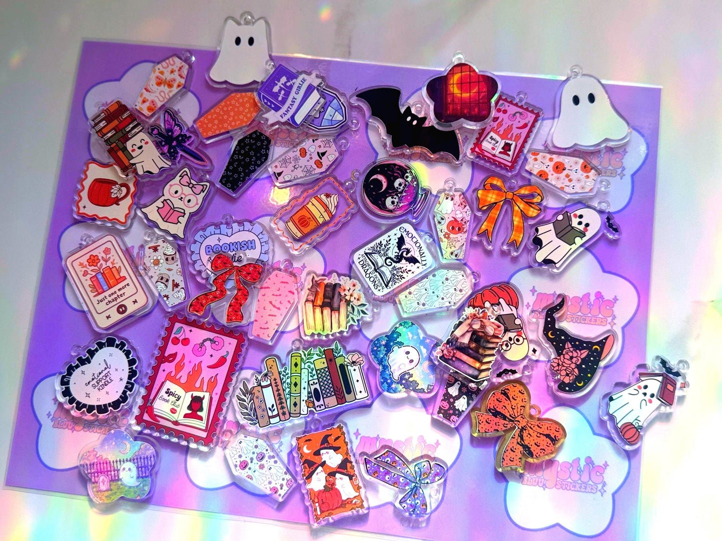 Assorted Halloween Kindle Charm: Spooky Ghost Bookish Phone Dust Plug