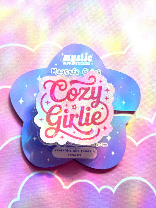 Pink Cozy Girlie Kindle Grip: Aesthetic Magsafe Phone, Tablet iPad Holder