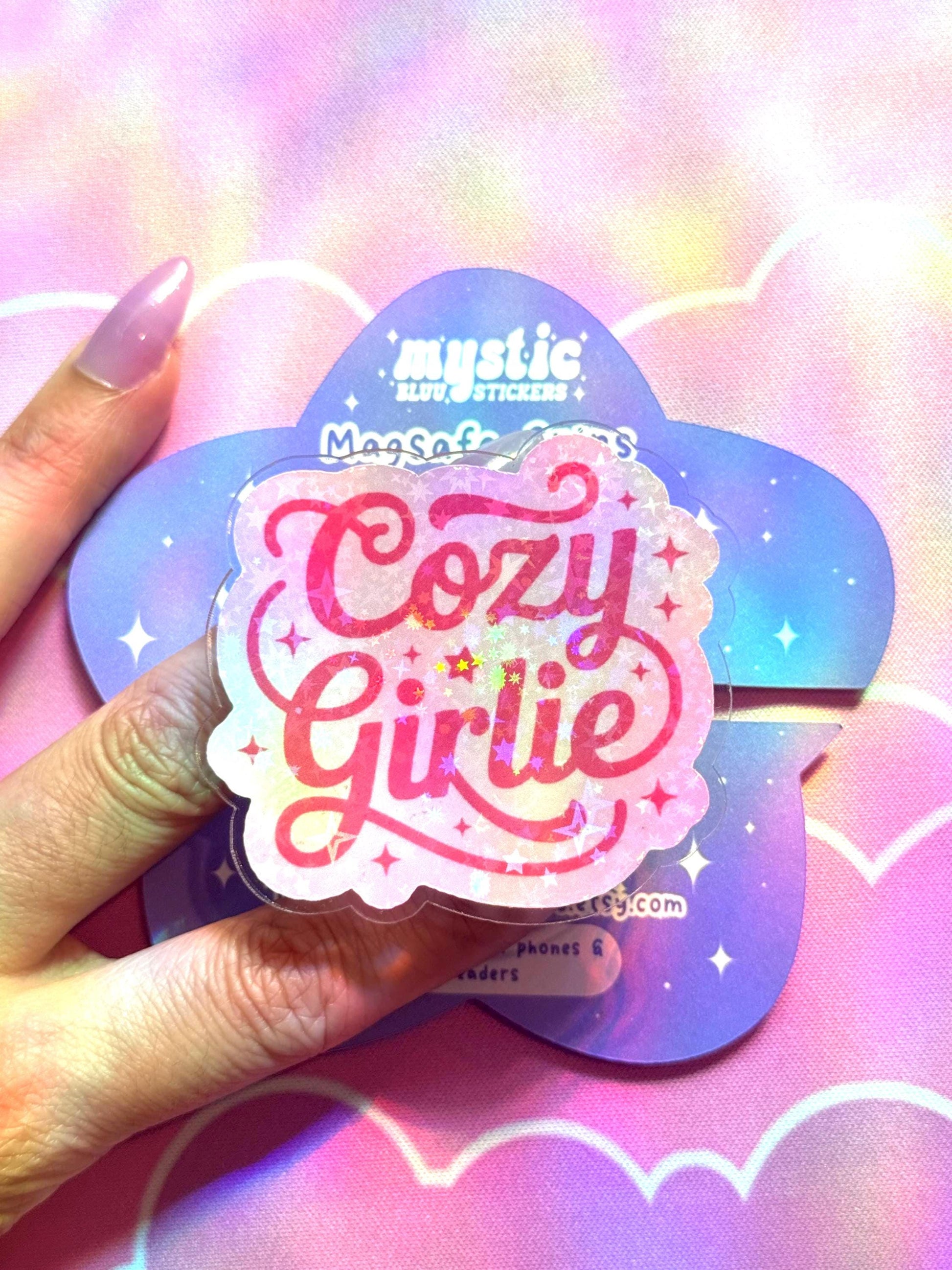 Pink Cozy Girlie Kindle Grip: Aesthetic Magsafe Phone, Tablet iPad Holder