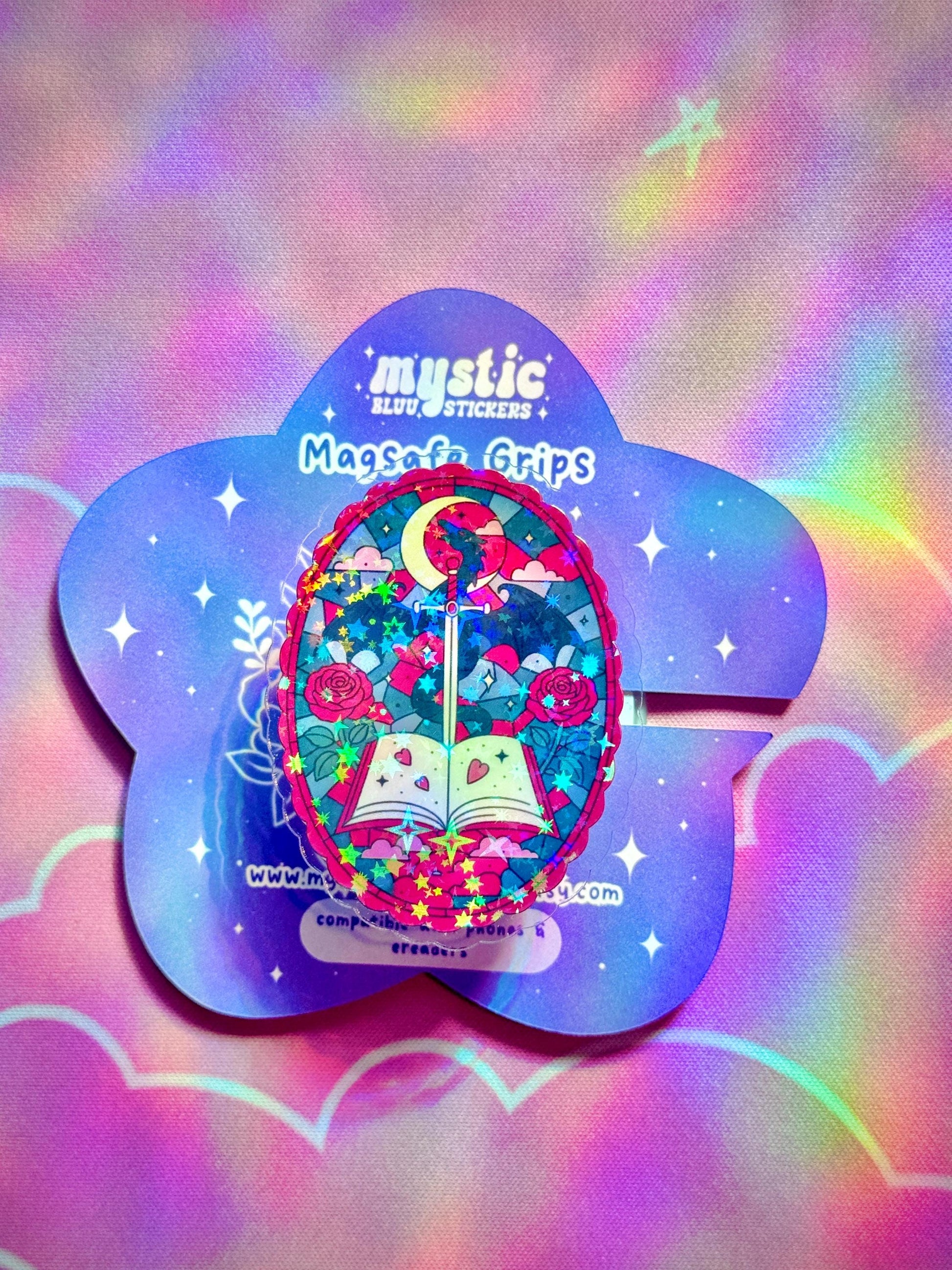 Romantasy Dragon Kindle Grip: Magsafe Phone, Tablet iPad Holder