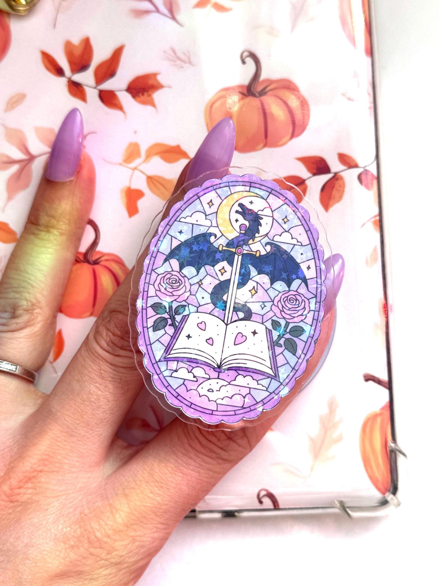 Fantasy Dragon Kindle Grip: Magsafe Phone, Tablet iPad Holder