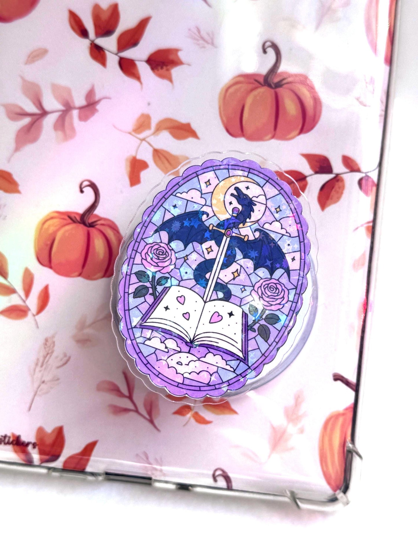 Fantasy Dragon Kindle Grip: Magsafe Phone, Tablet iPad Holder