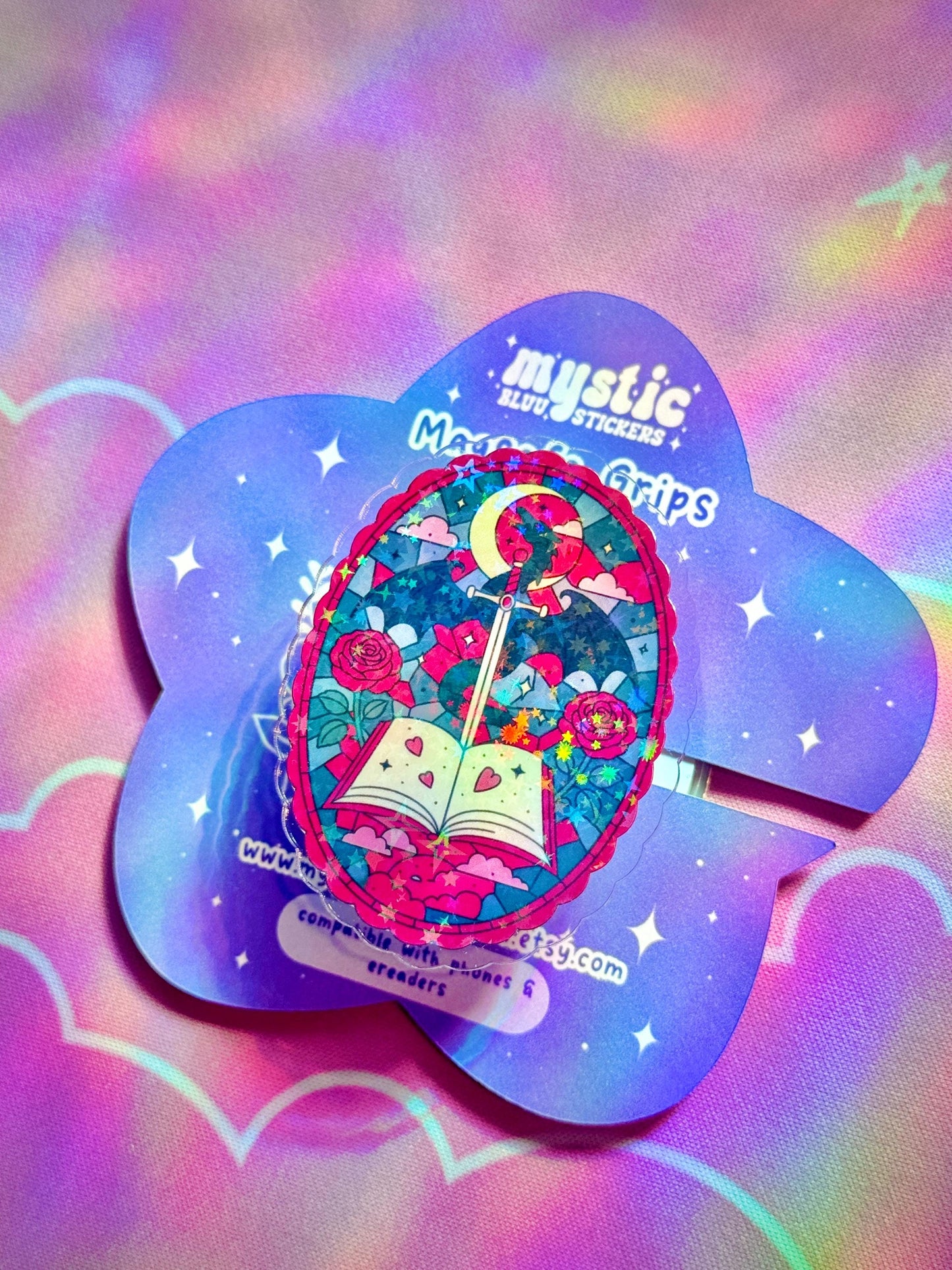 Romantasy Dragon Kindle Grip: Magsafe Phone, Tablet iPad Holder