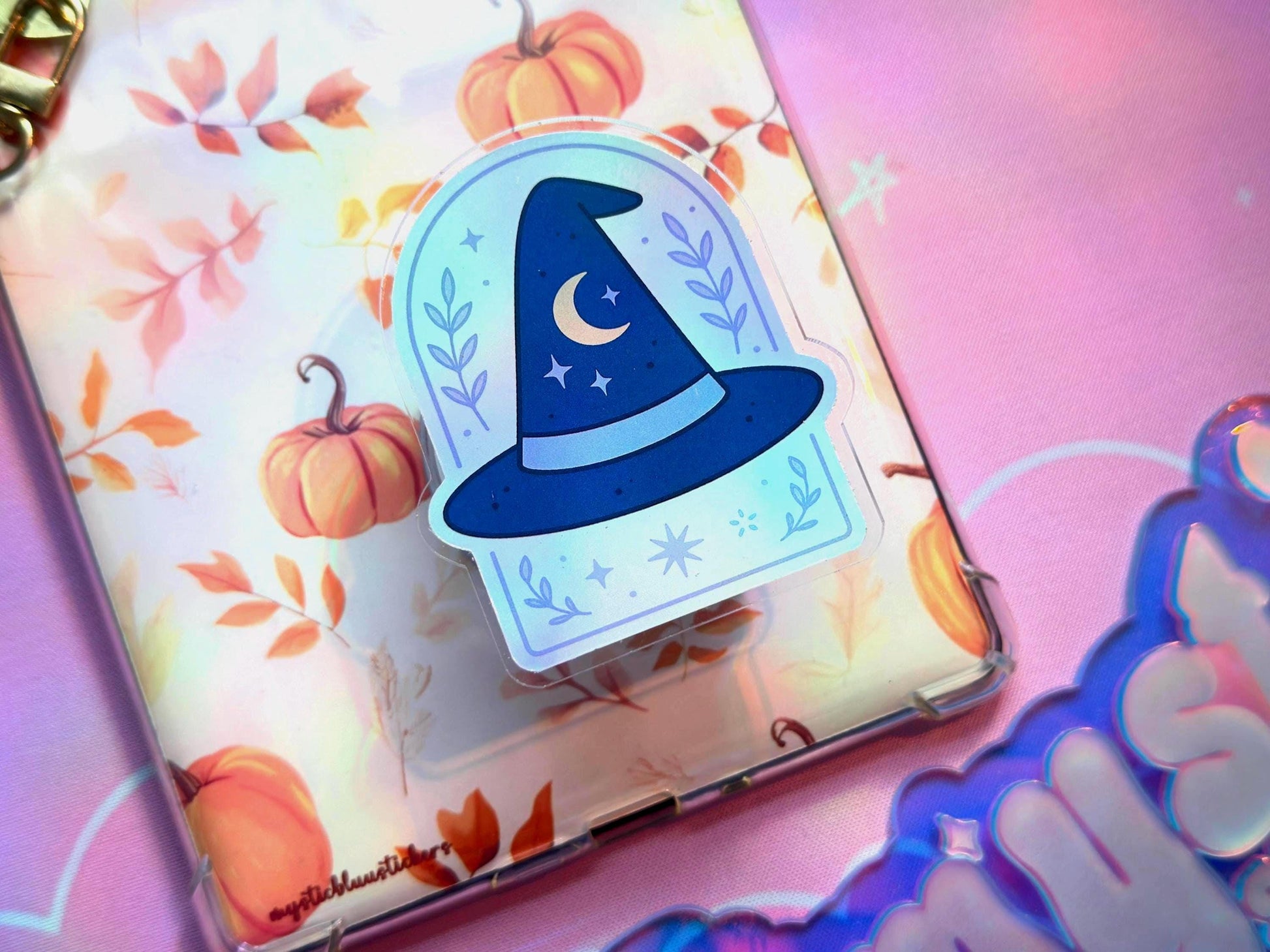 Celestial Witch Hat Kindle Grip: Magsafe Witchy Book Reader Accessory