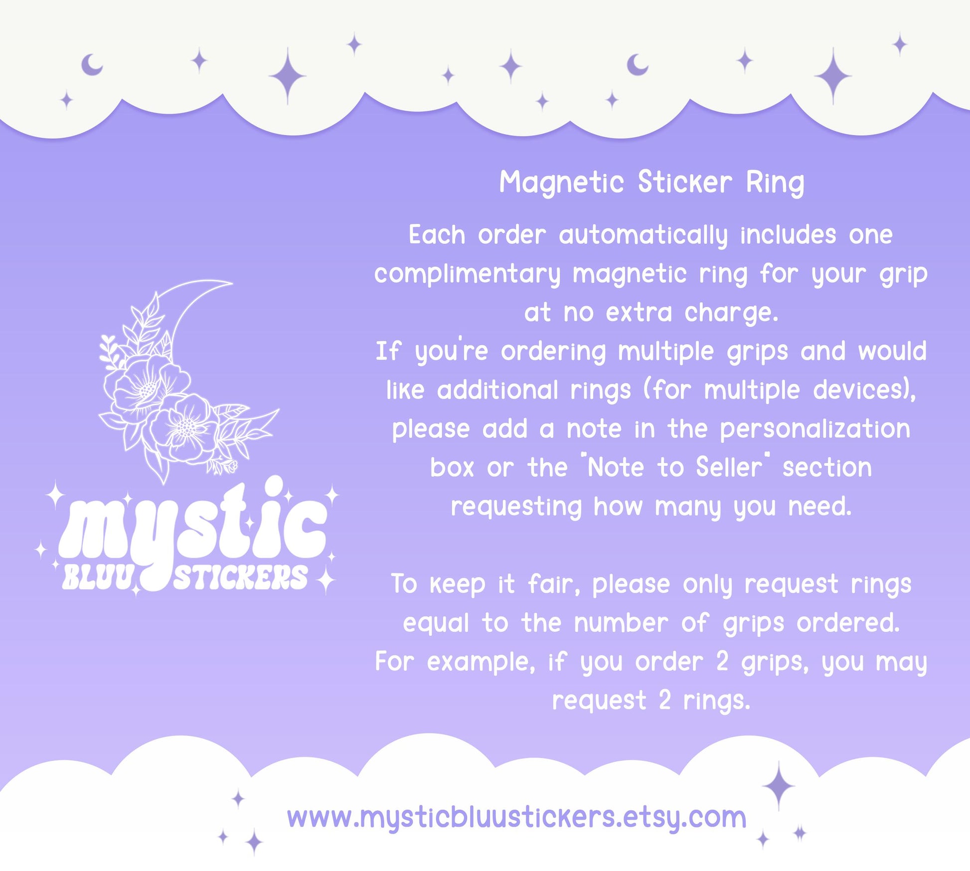 Christmas MagSafe Phone Grip: Holographic Snowglobe Bookstore Kindle Grip
